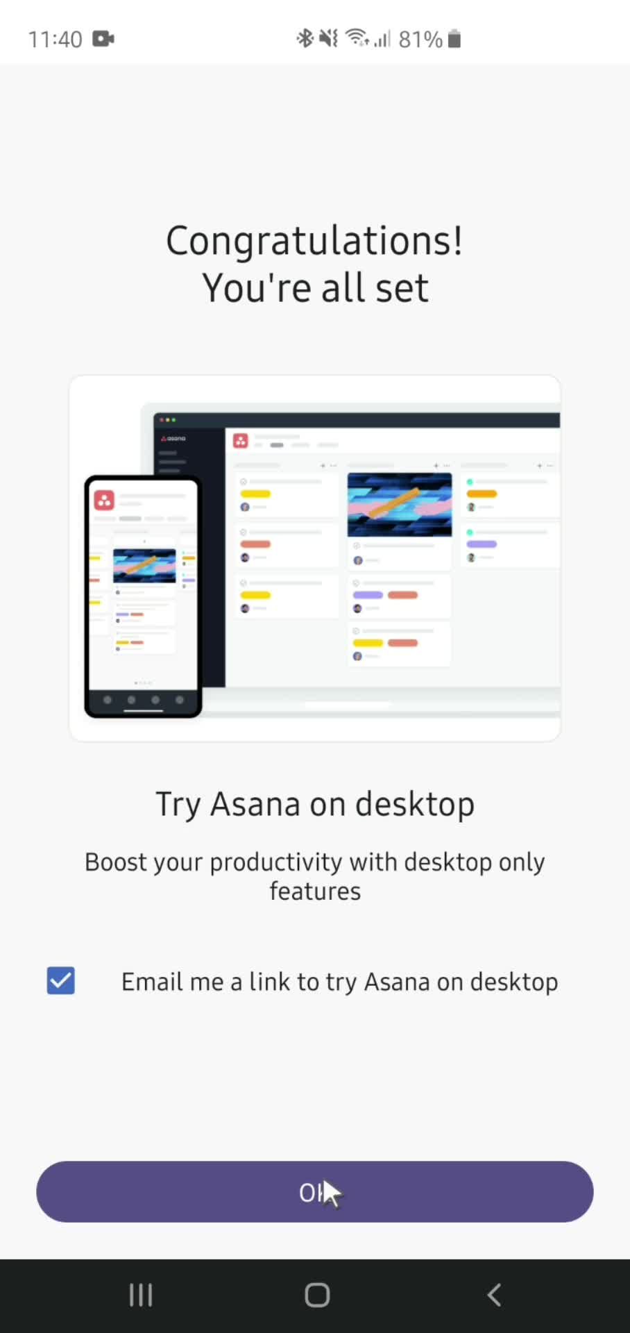 Onboarding screenshot