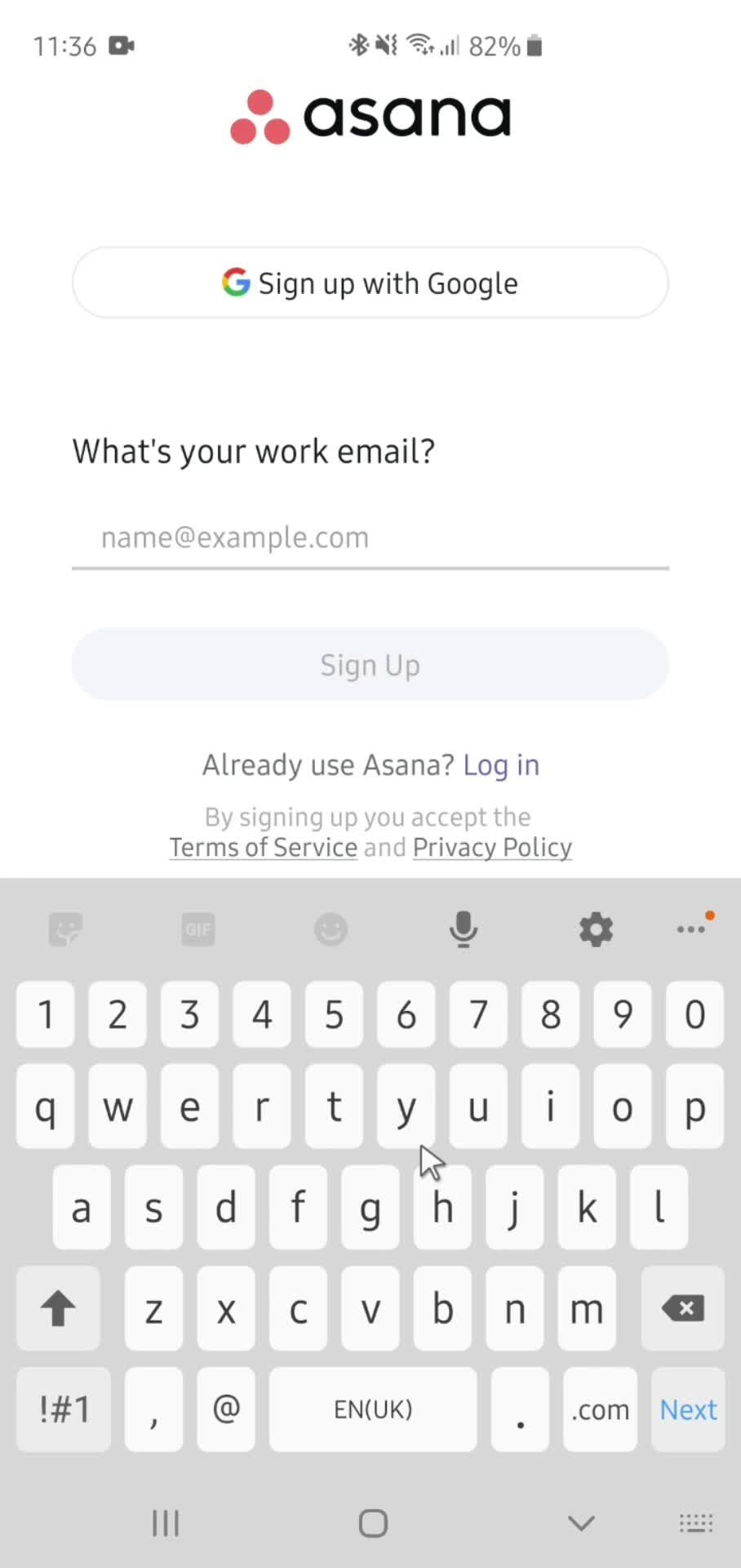 Onboarding screenshot