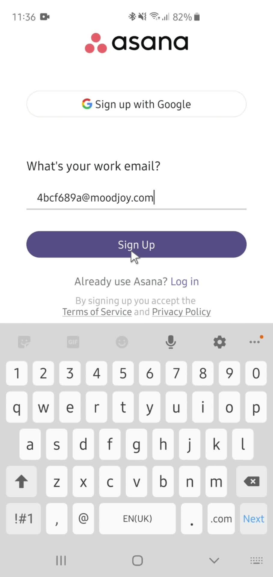 Onboarding screenshot