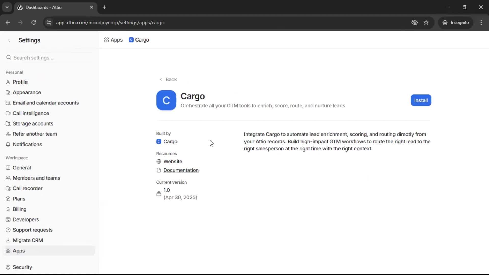 Onboarding screenshot