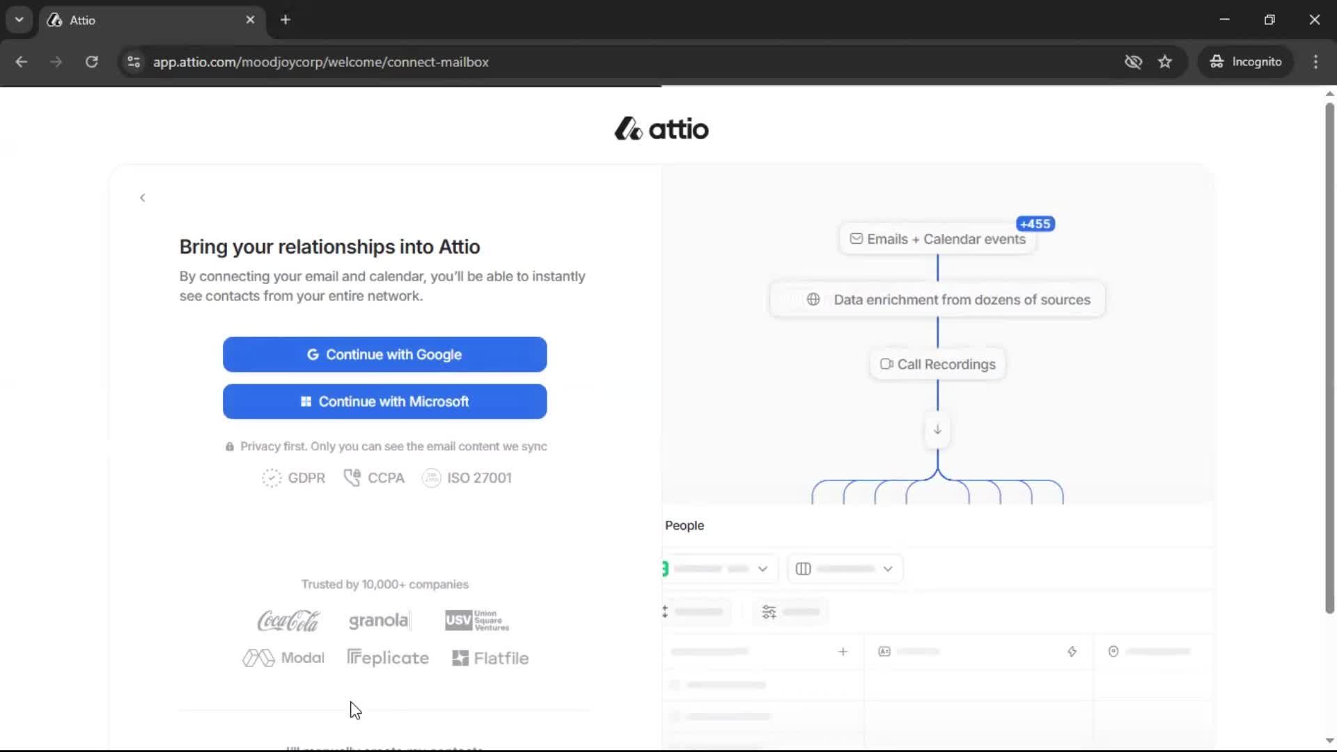 Onboarding screenshot