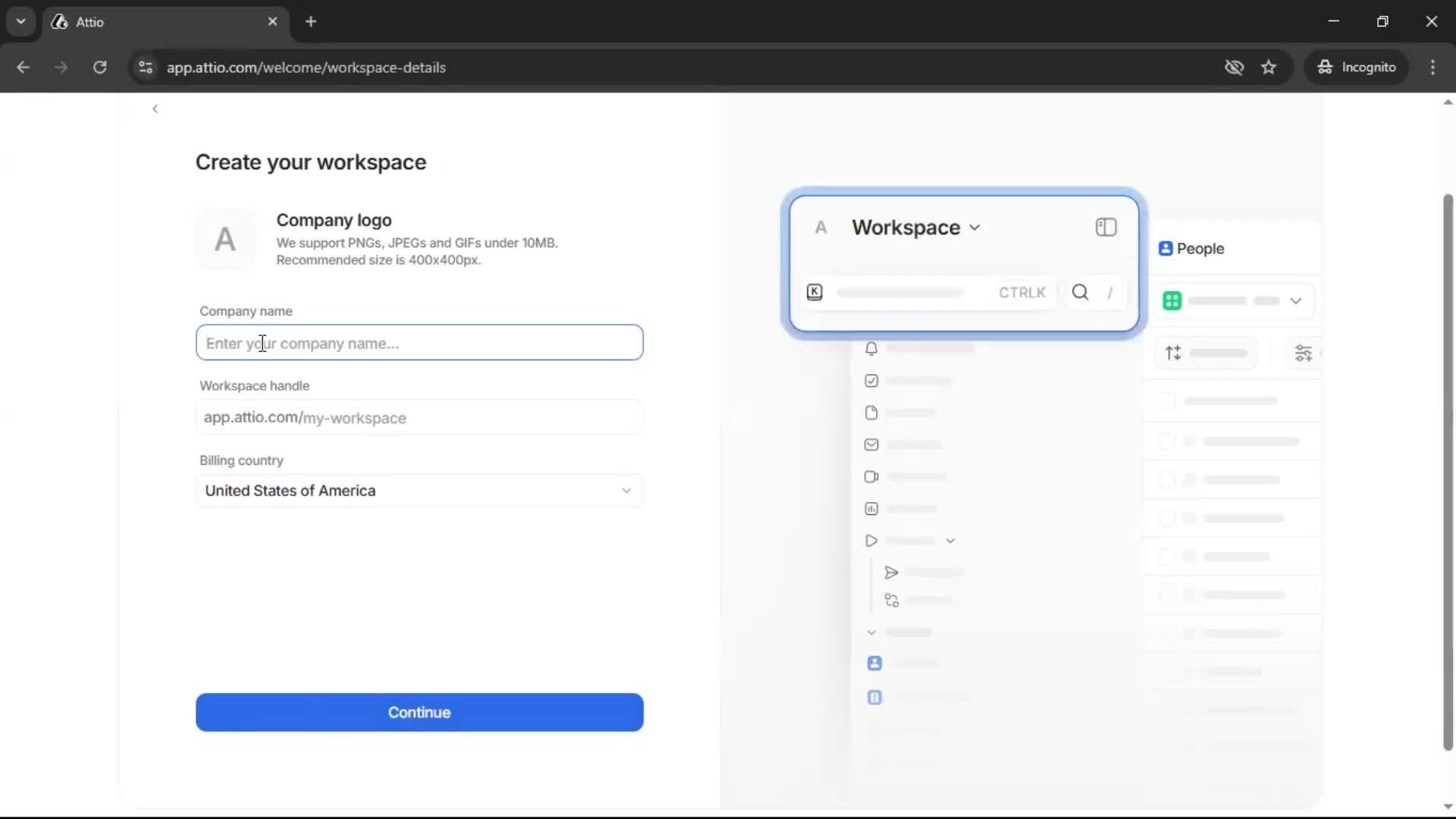 Onboarding screenshot