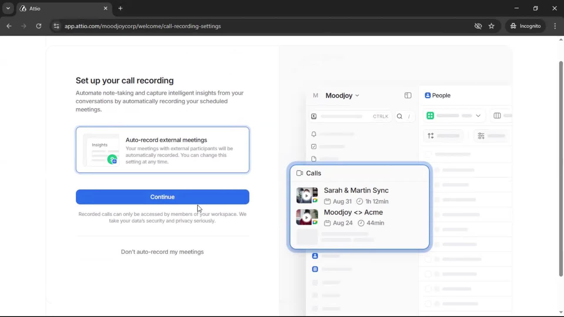 Onboarding screenshot