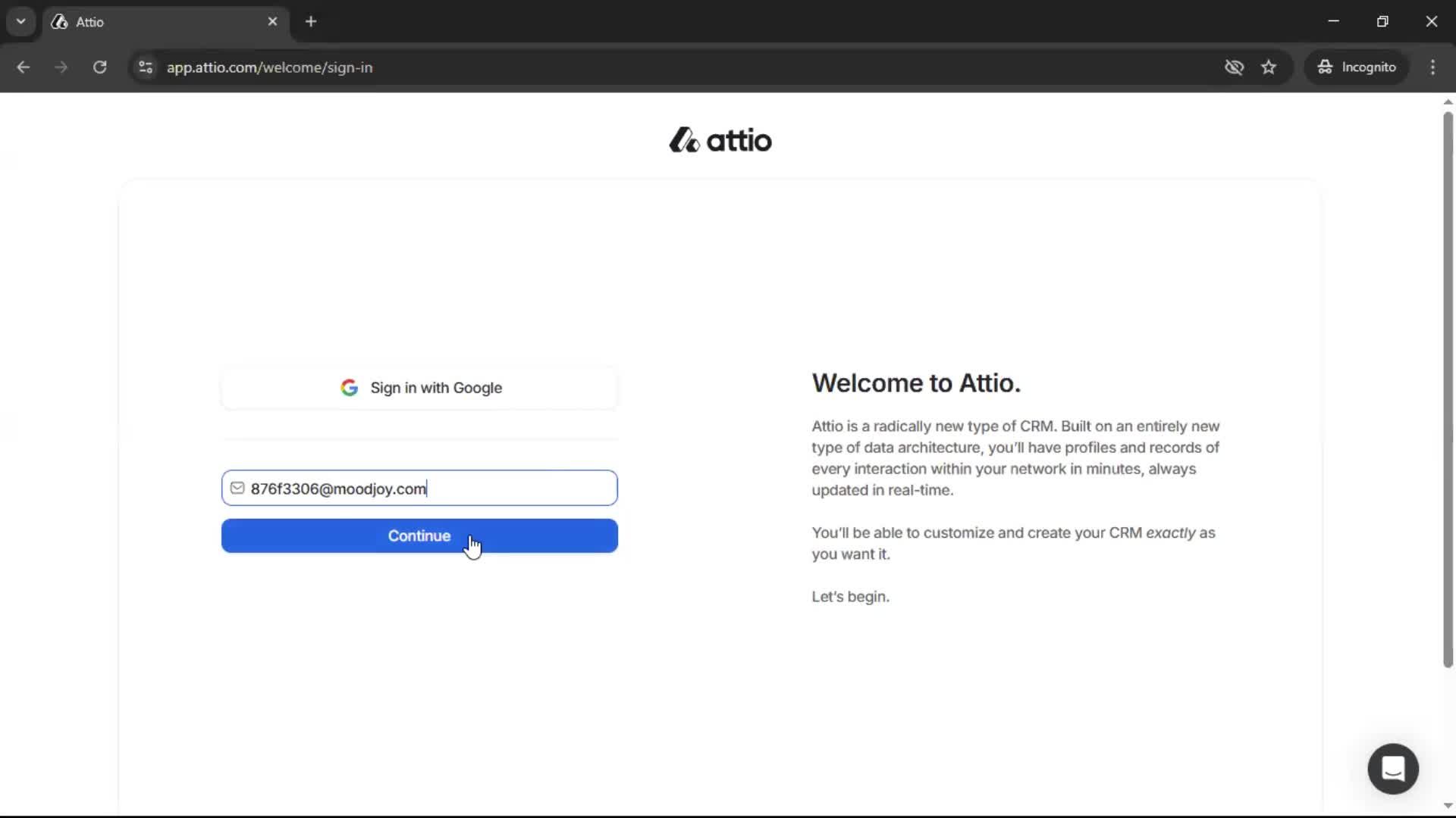 Onboarding on Attio video thumbnail