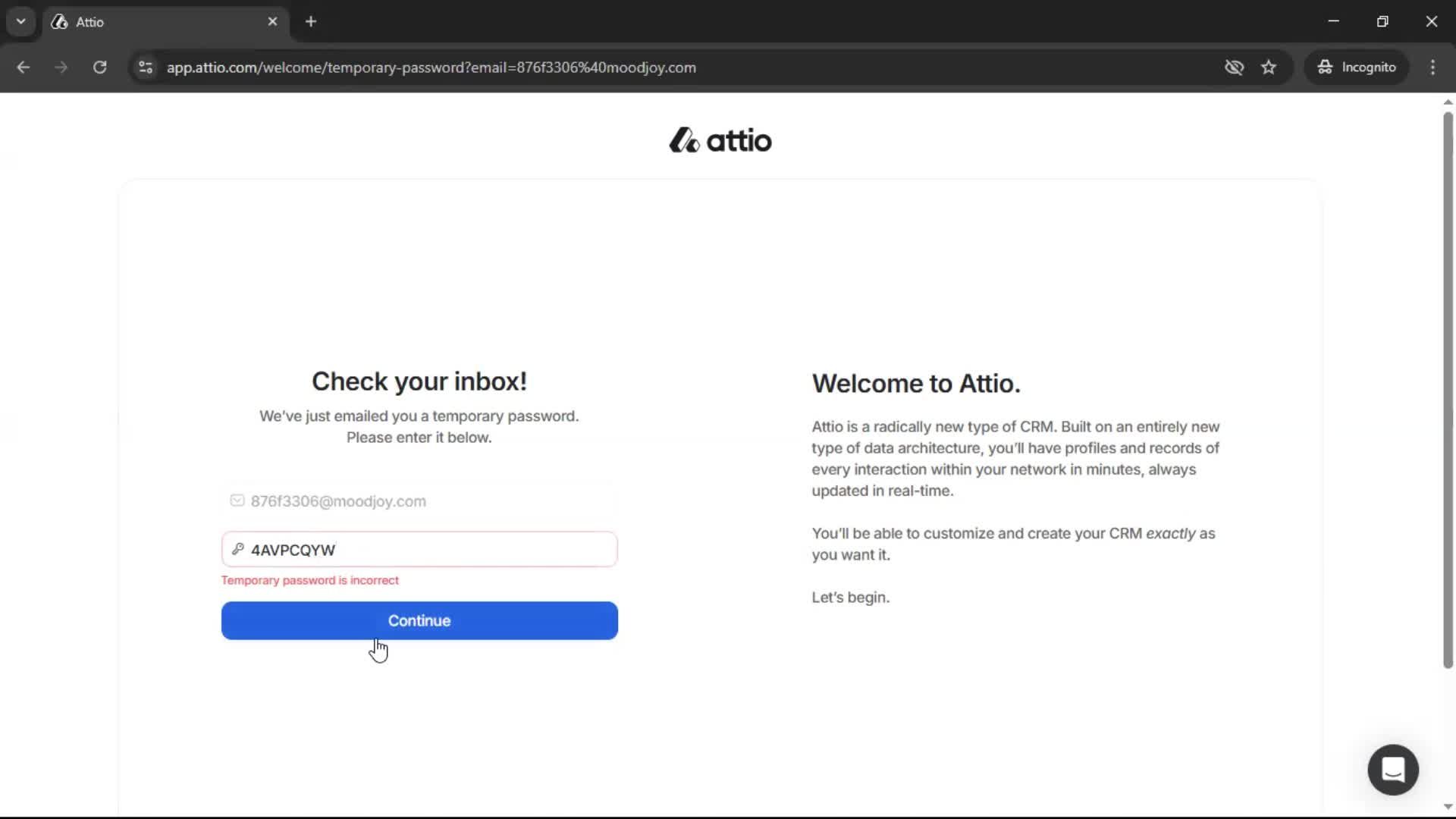 Onboarding screenshot