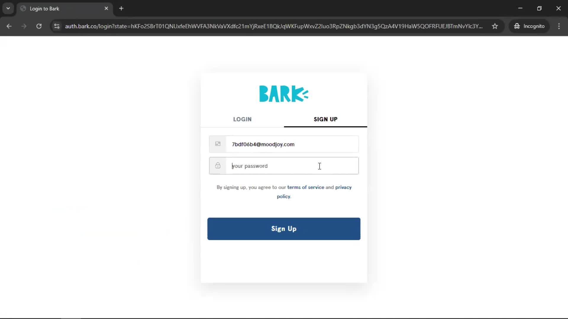 Onboarding screenshot
