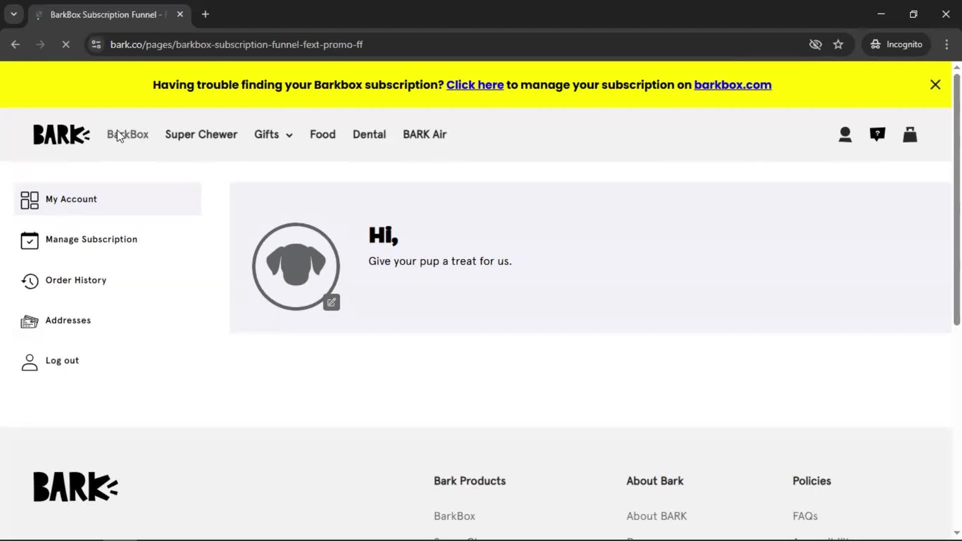 Onboarding screenshot