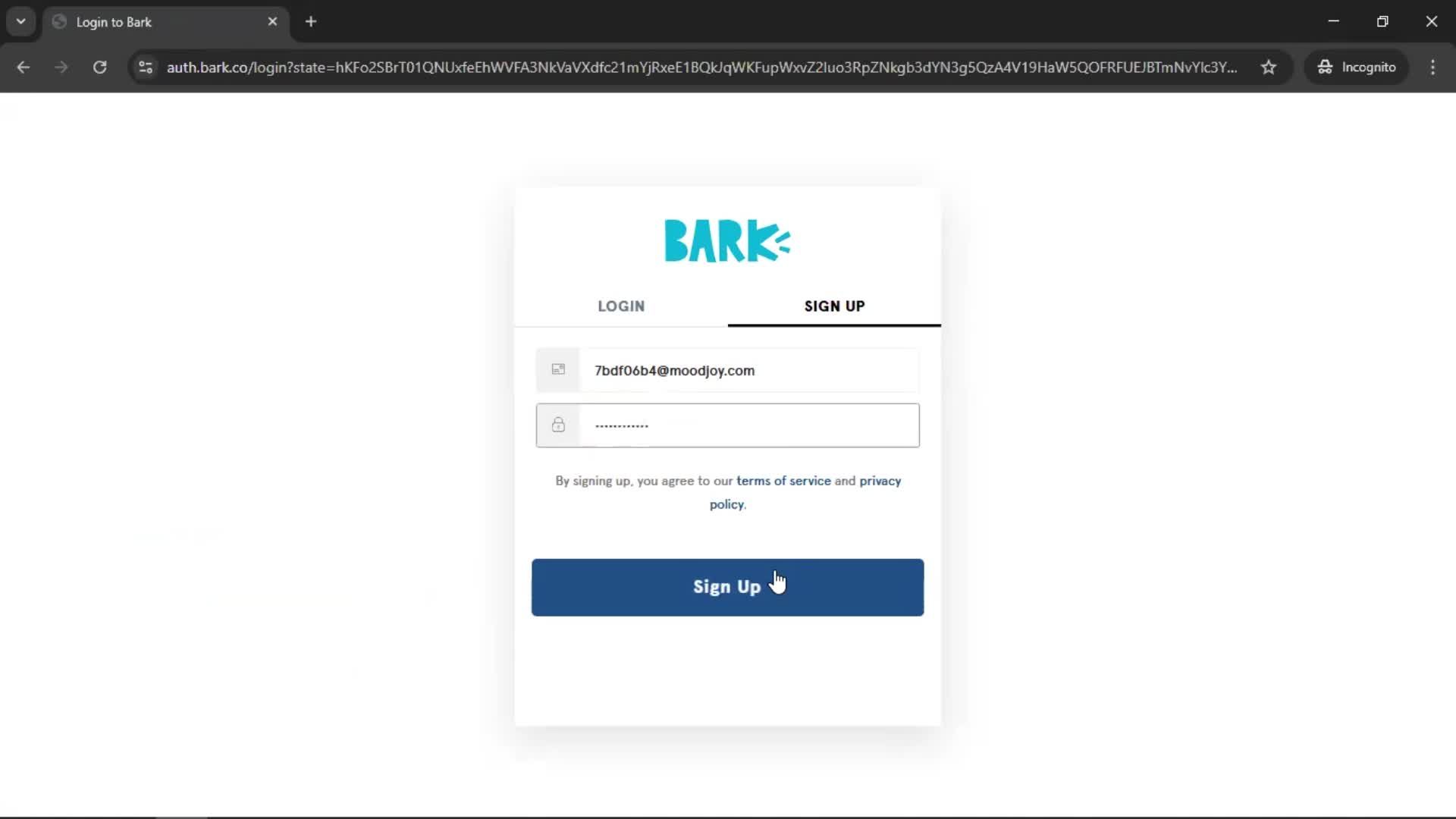 Onboarding screenshot