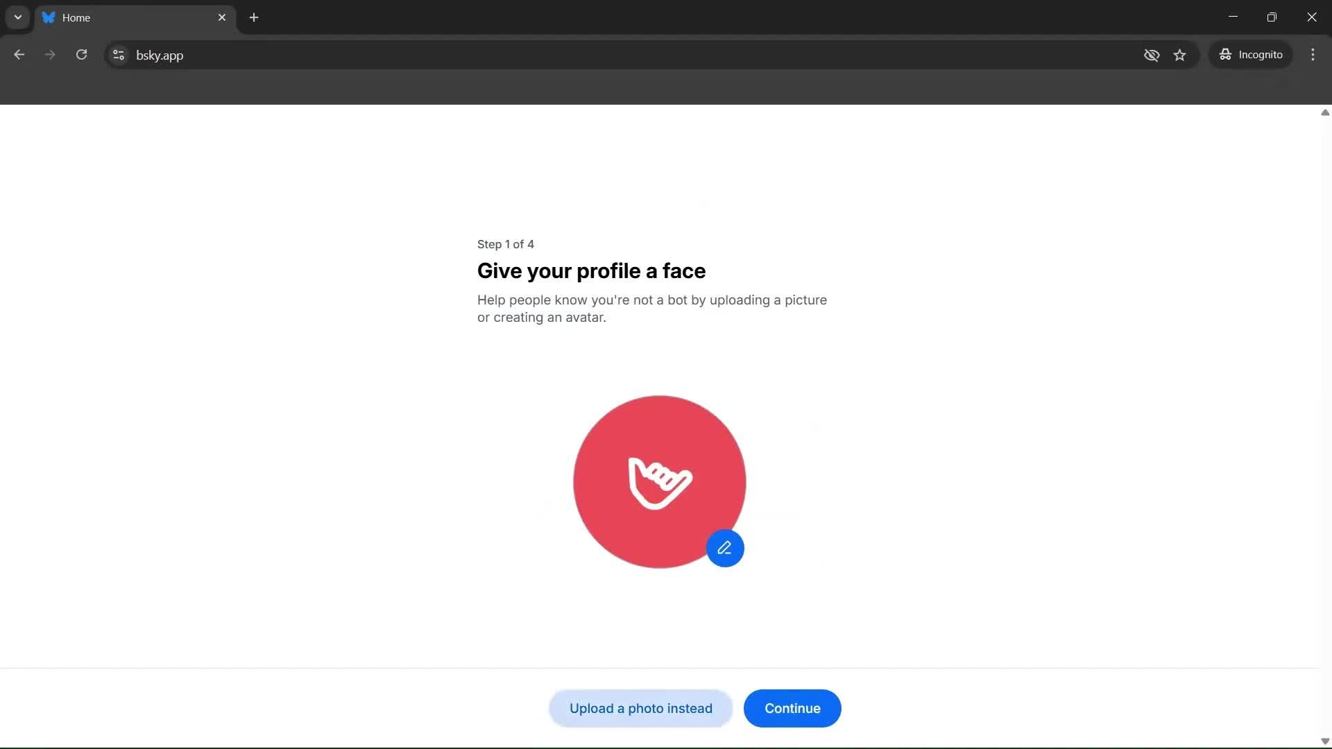 Onboarding screenshot