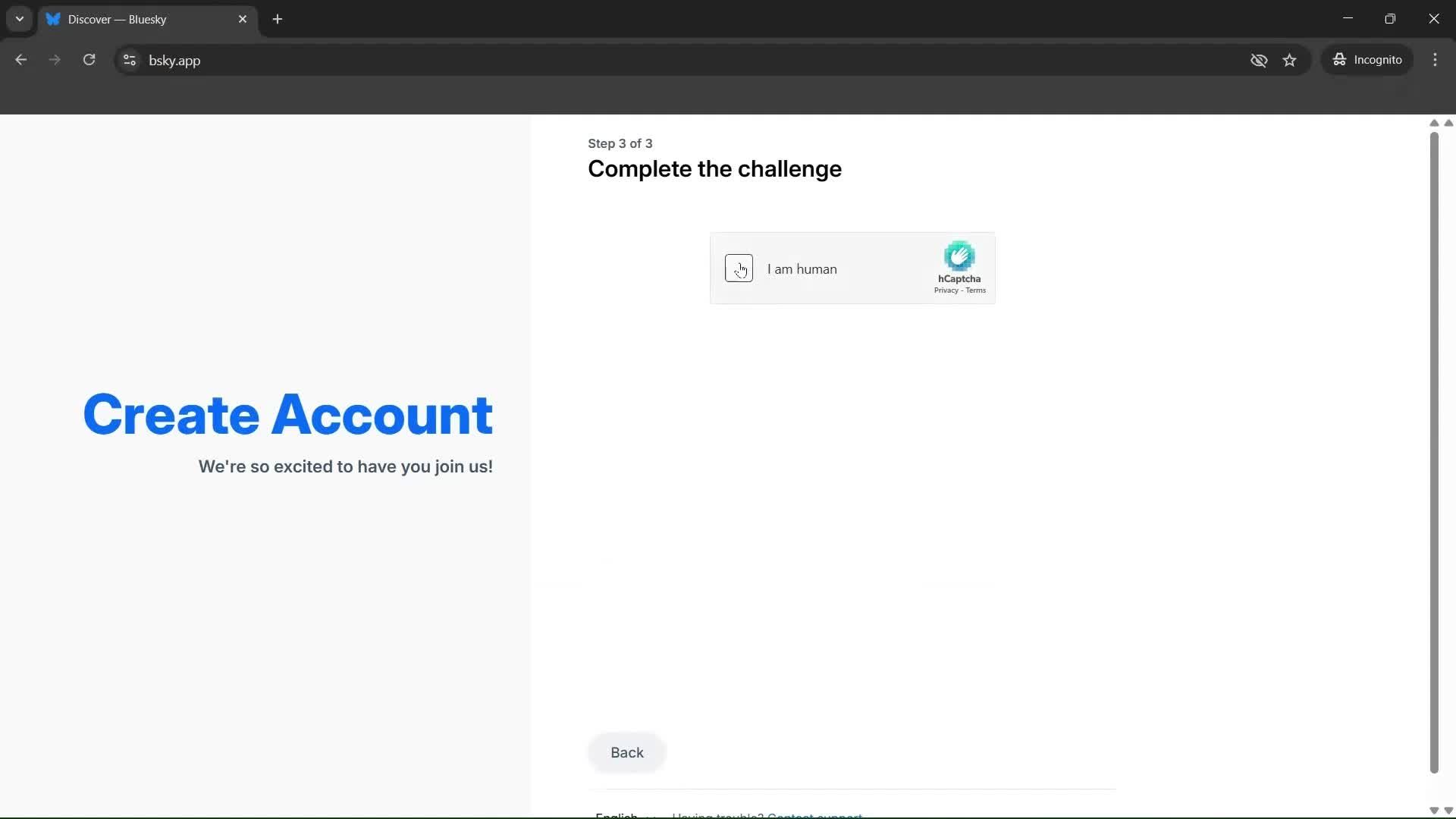 Onboarding screenshot