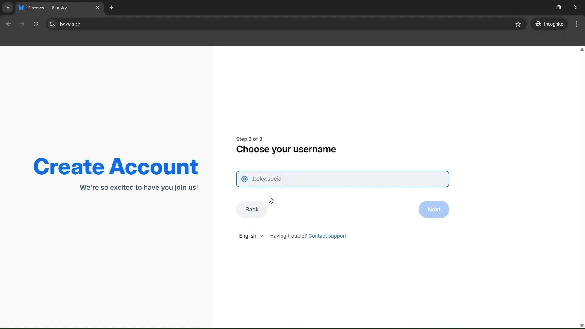 Onboarding screenshot