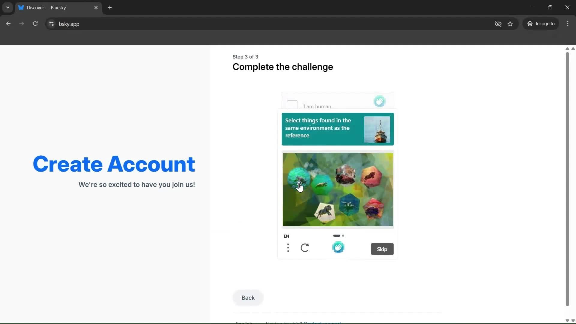 Onboarding screenshot