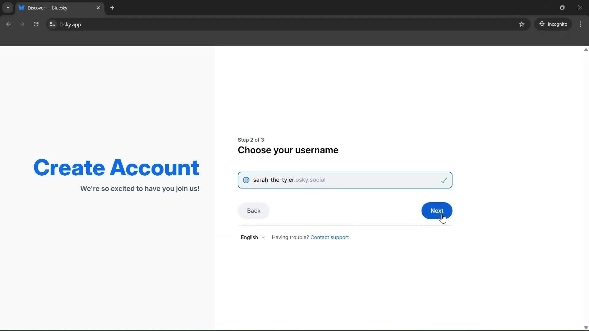 Onboarding screenshot
