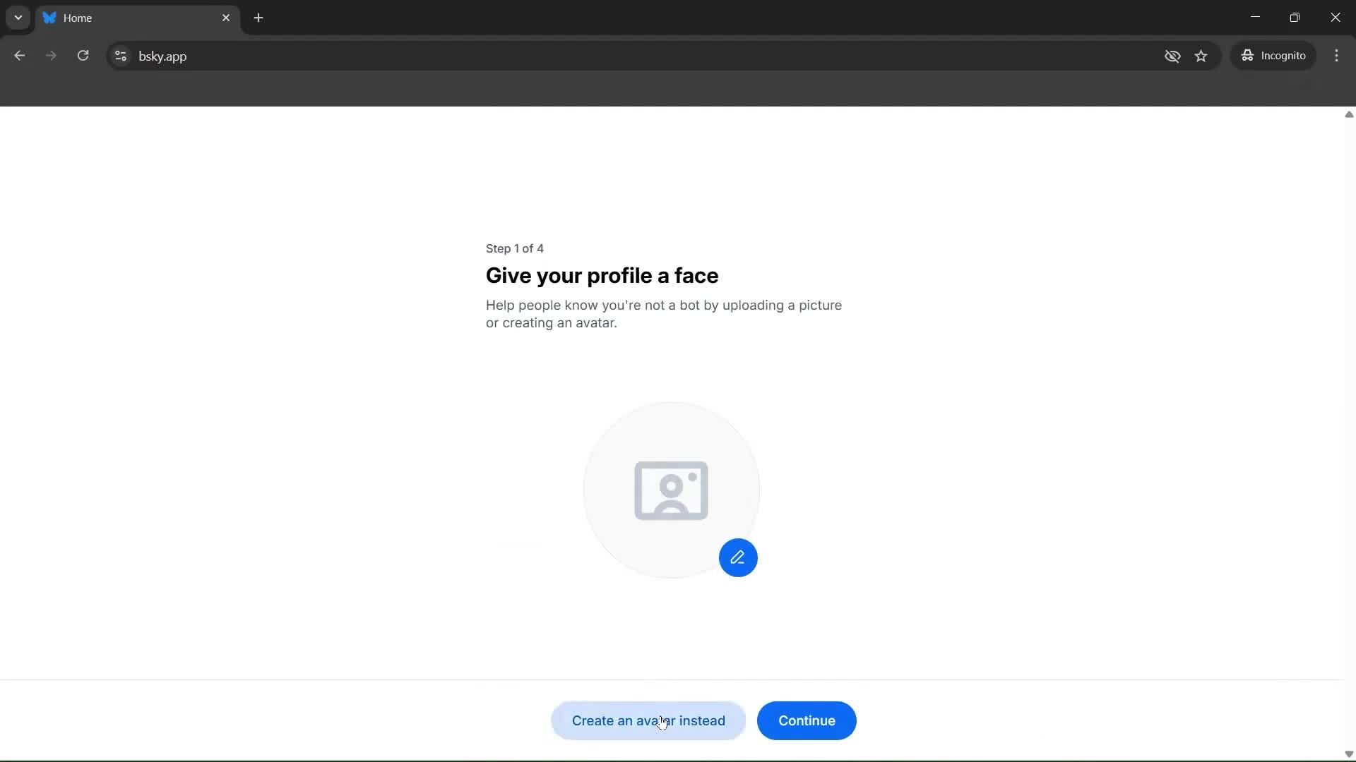 Onboarding screenshot
