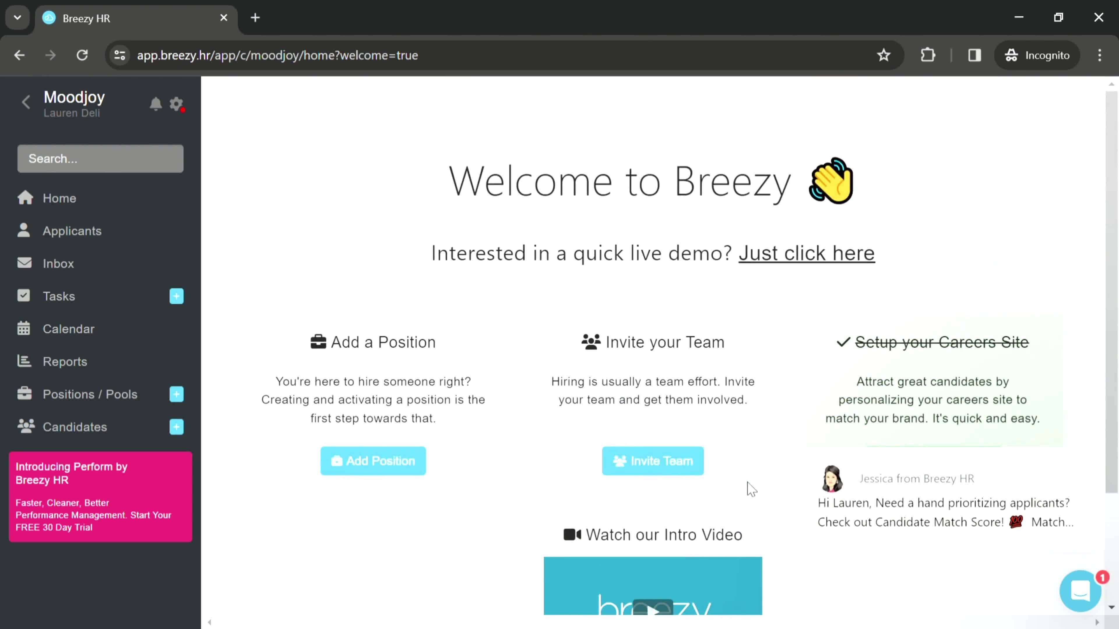 Onboarding screenshot