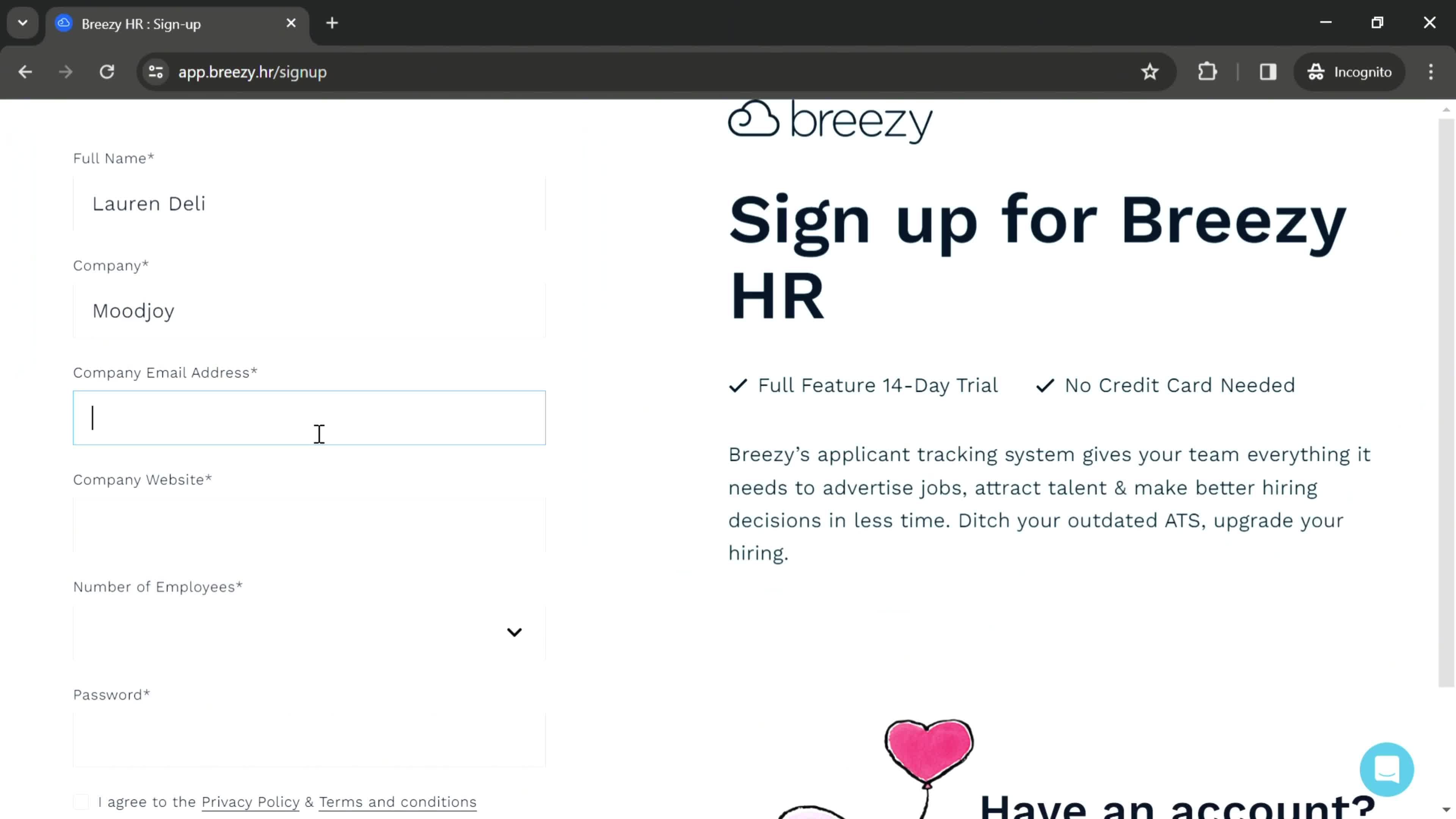 Onboarding on Breezy HR video thumbnail