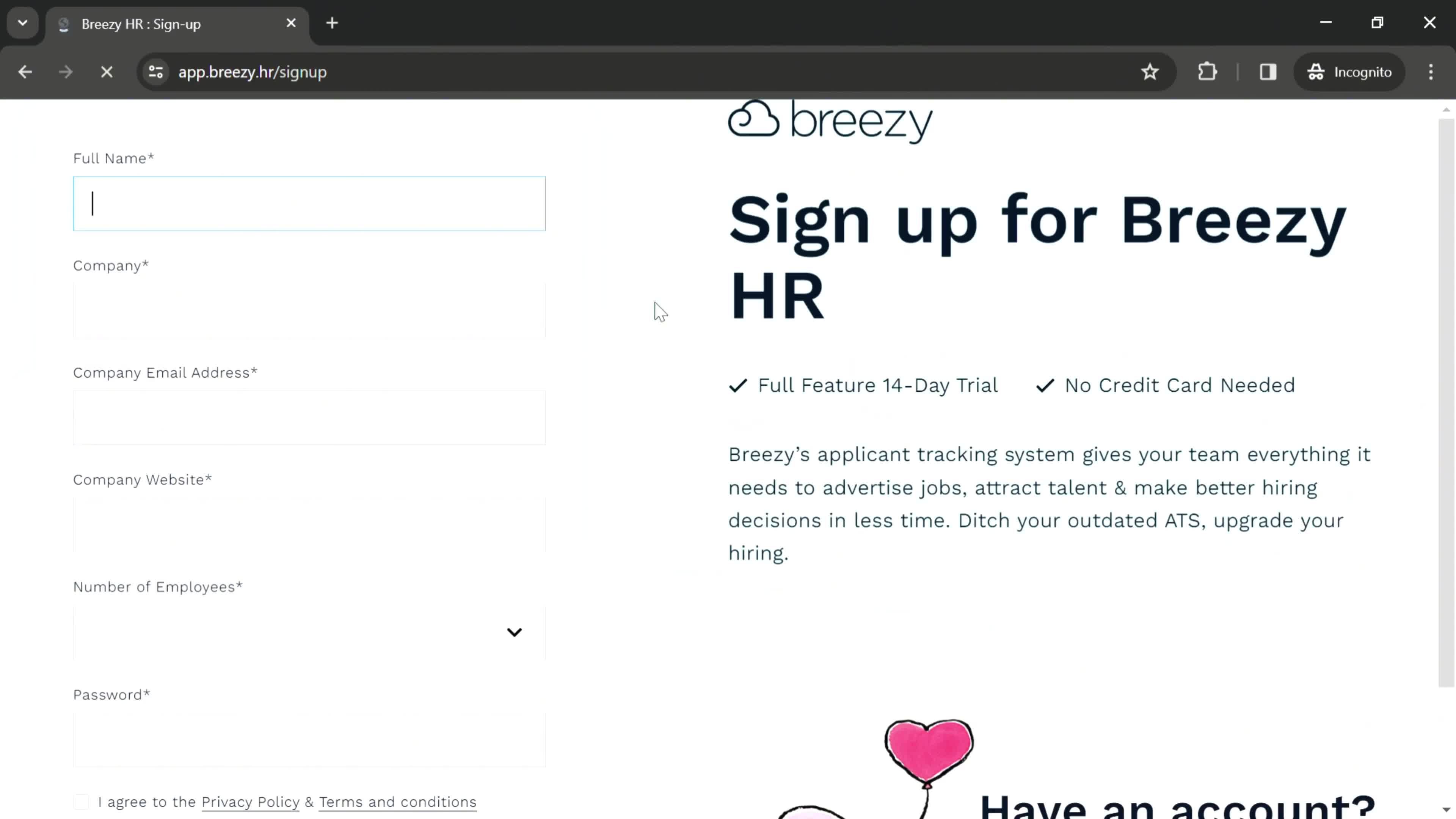 Onboarding on Breezy HR video thumbnail