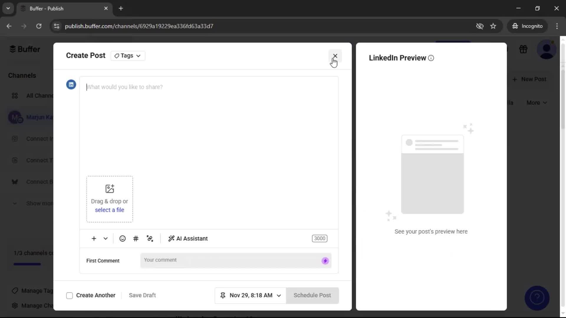 Onboarding screenshot