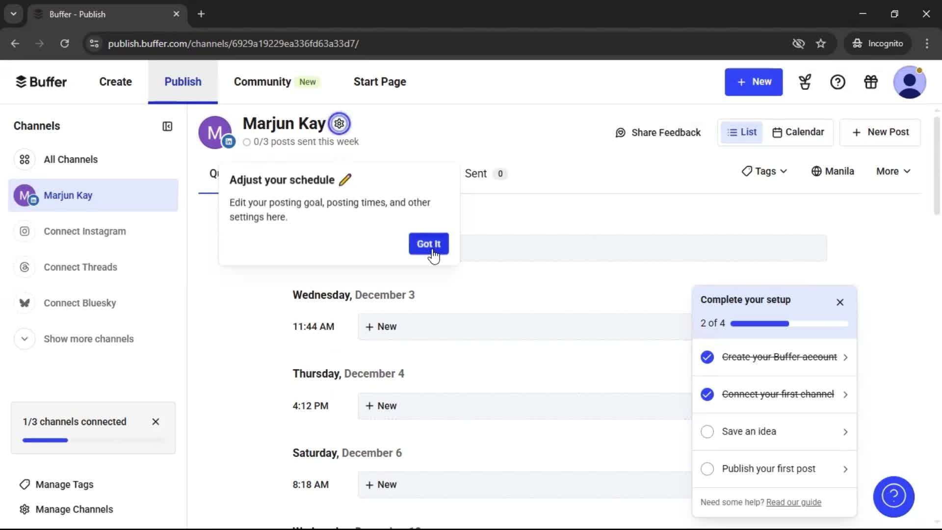 Onboarding screenshot