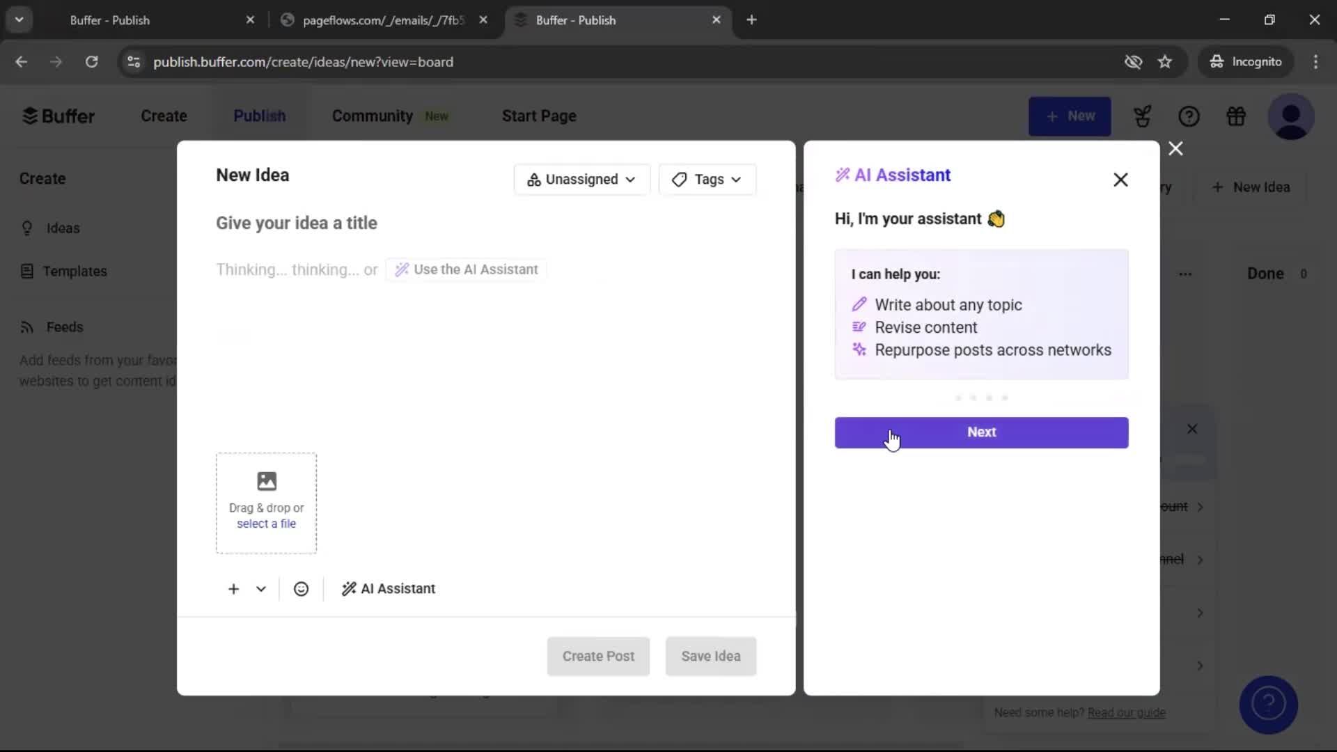 Onboarding screenshot