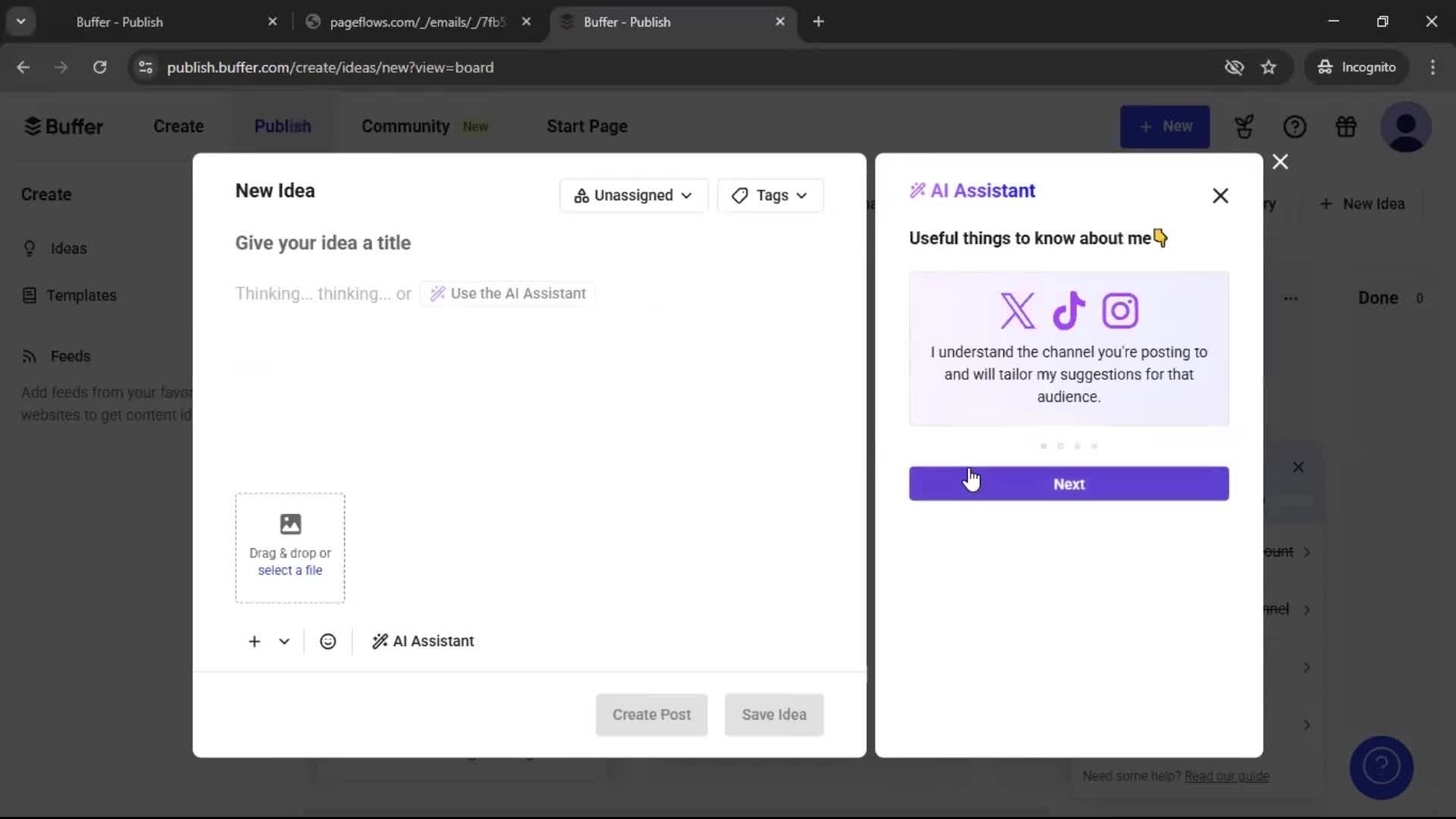 Onboarding screenshot