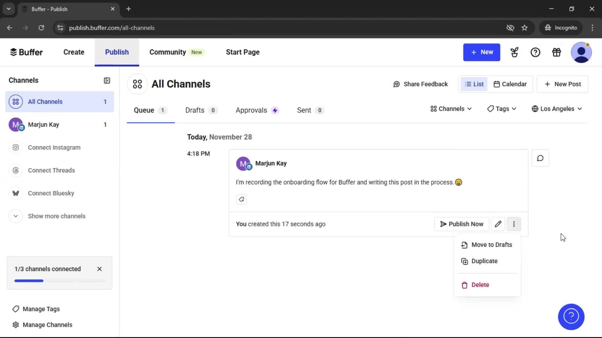 Onboarding screenshot