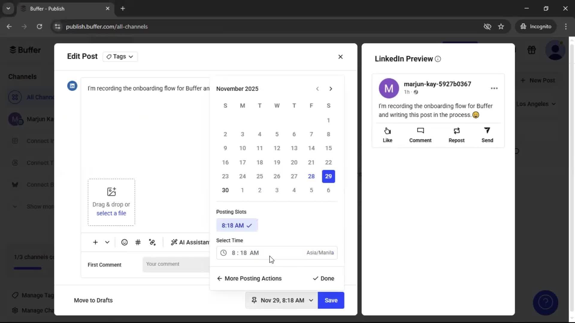 Onboarding screenshot