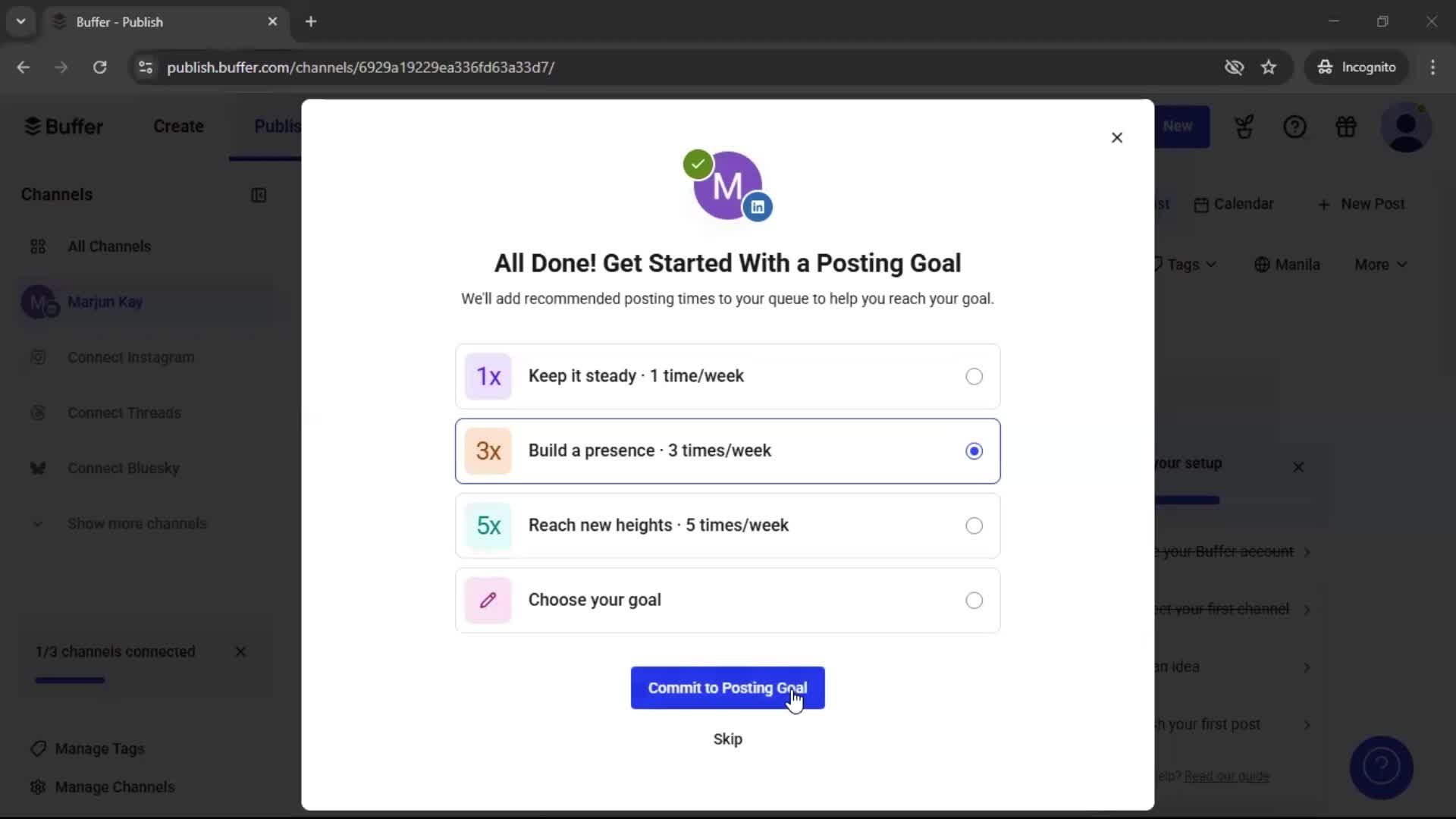 Onboarding screenshot