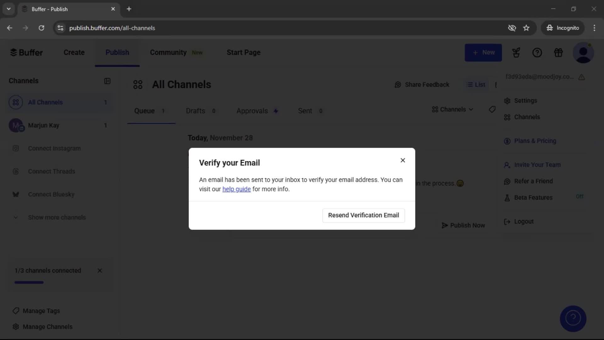 Onboarding screenshot