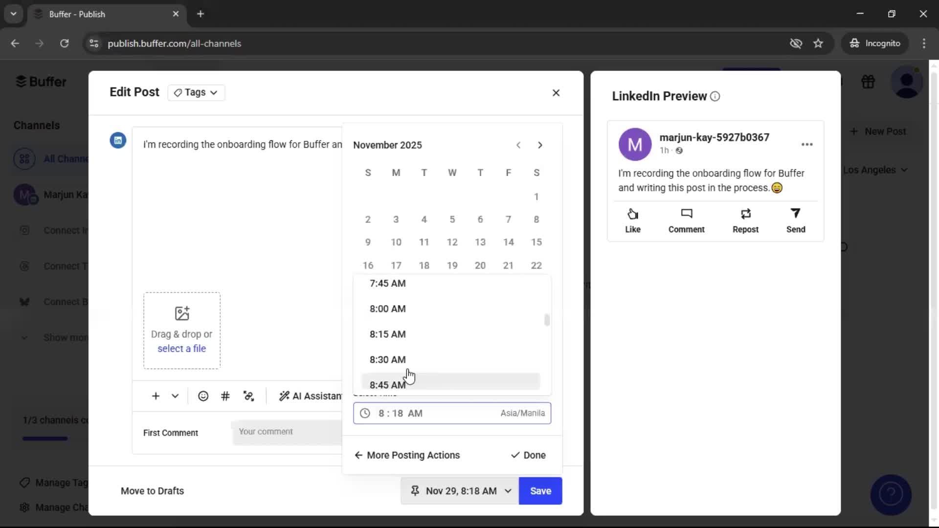 Onboarding screenshot