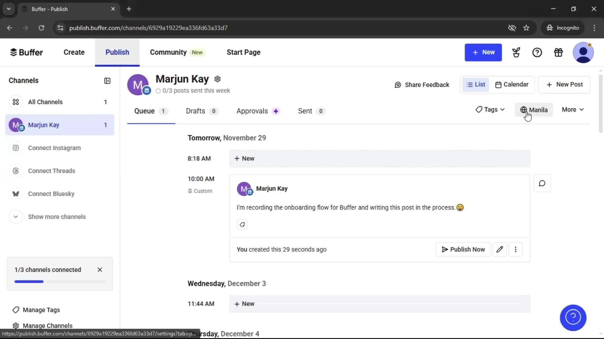 Onboarding screenshot