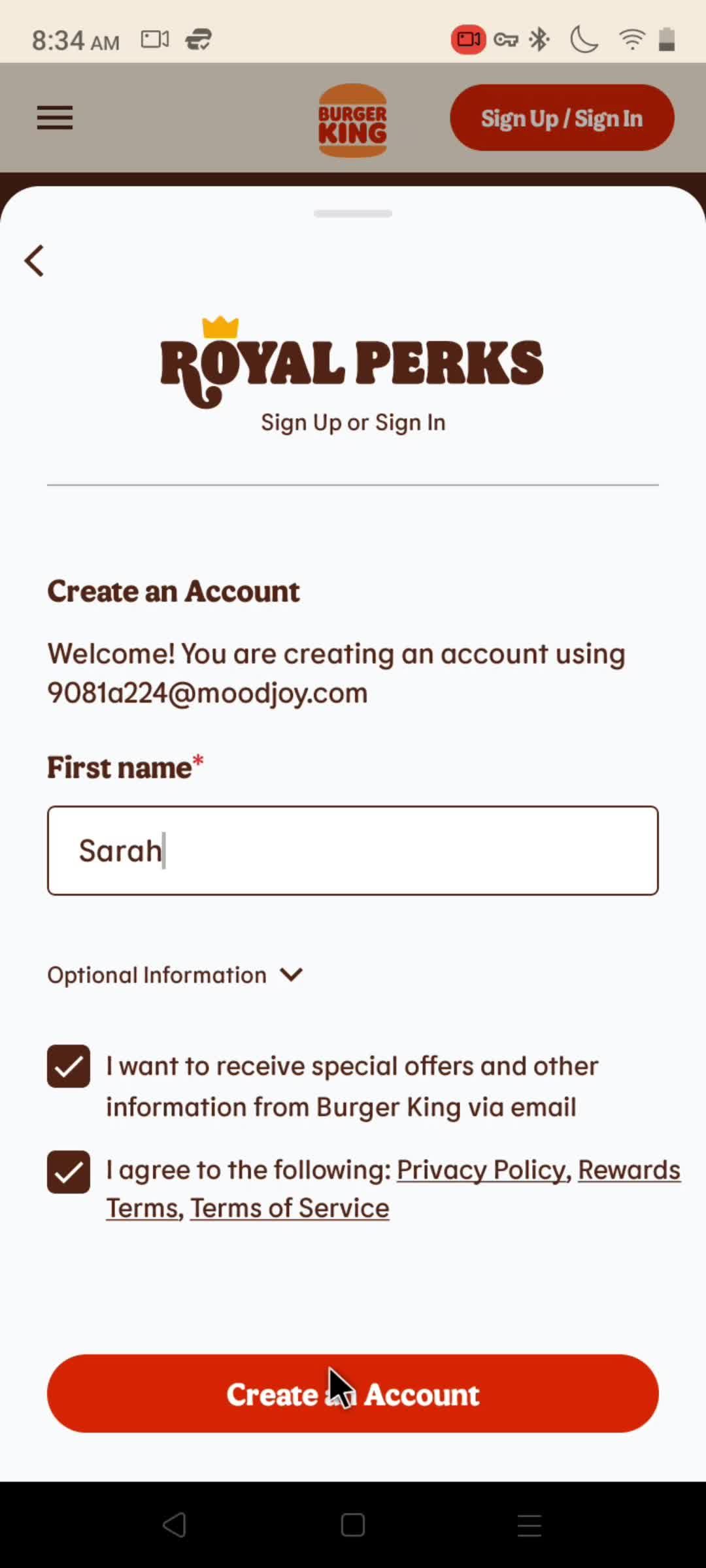 Onboarding screenshot