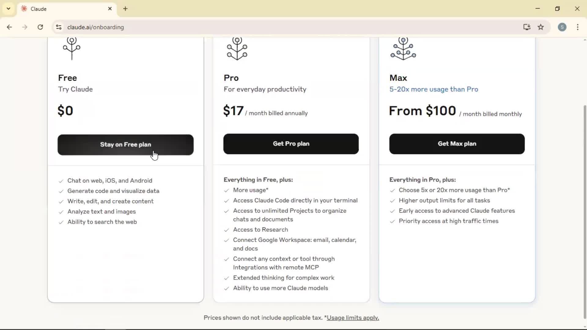 Onboarding screenshot