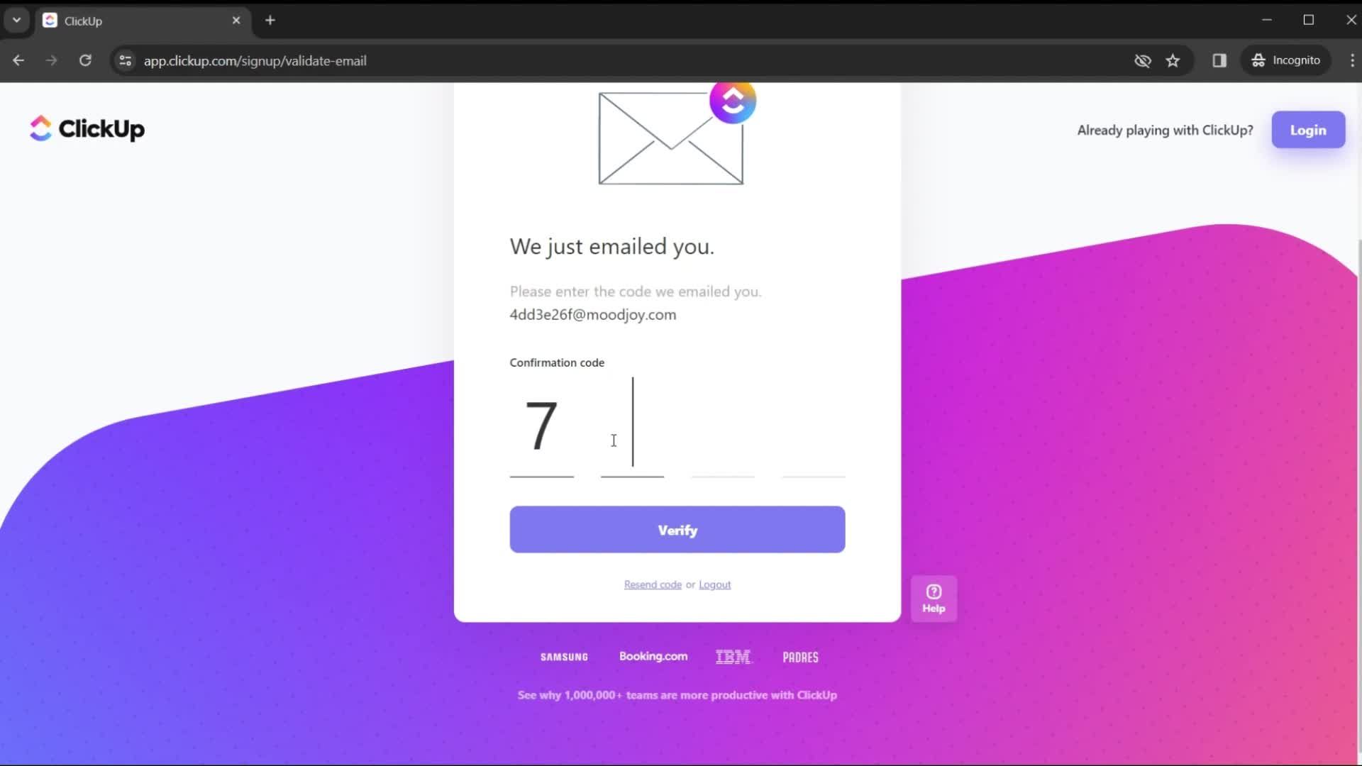 Onboarding screenshot