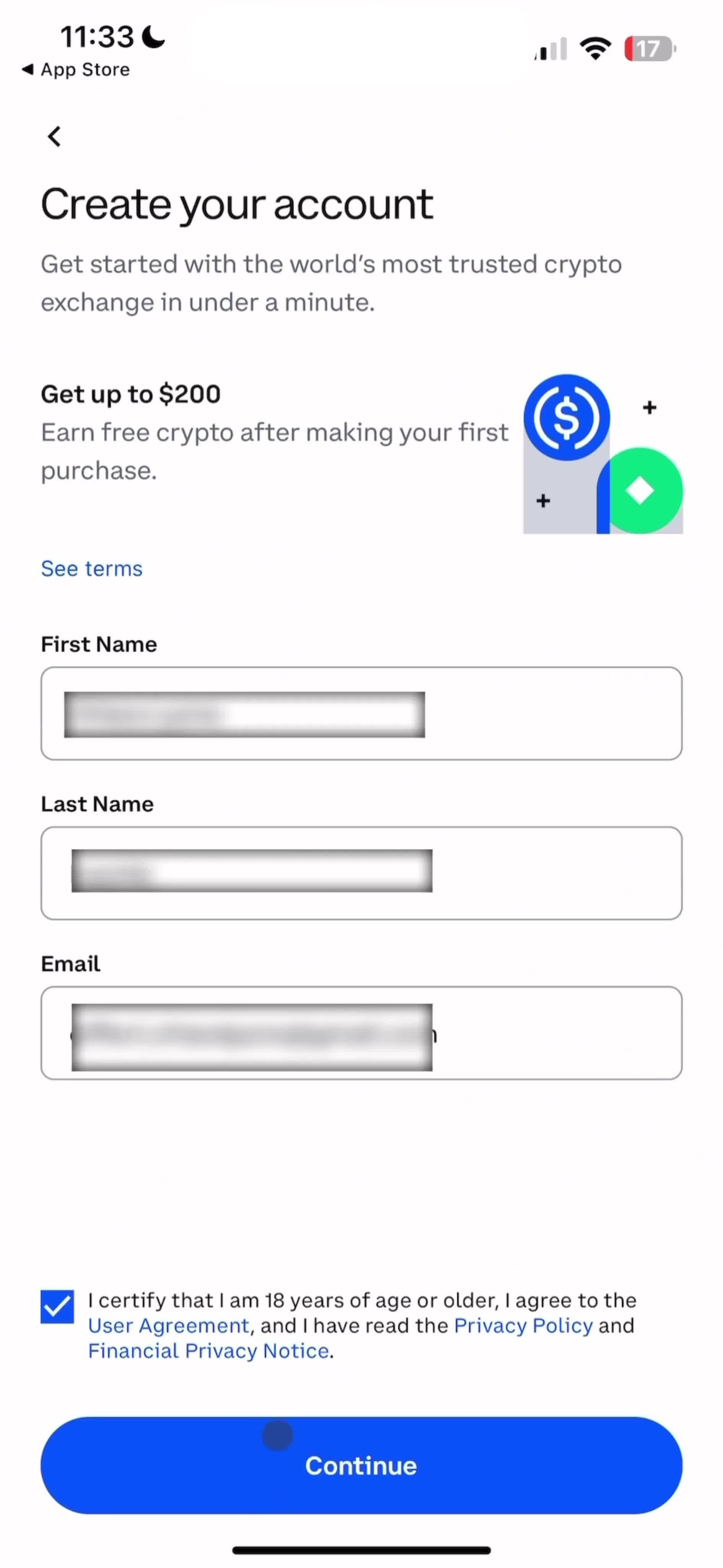 Onboarding on Coinbase video thumbnail