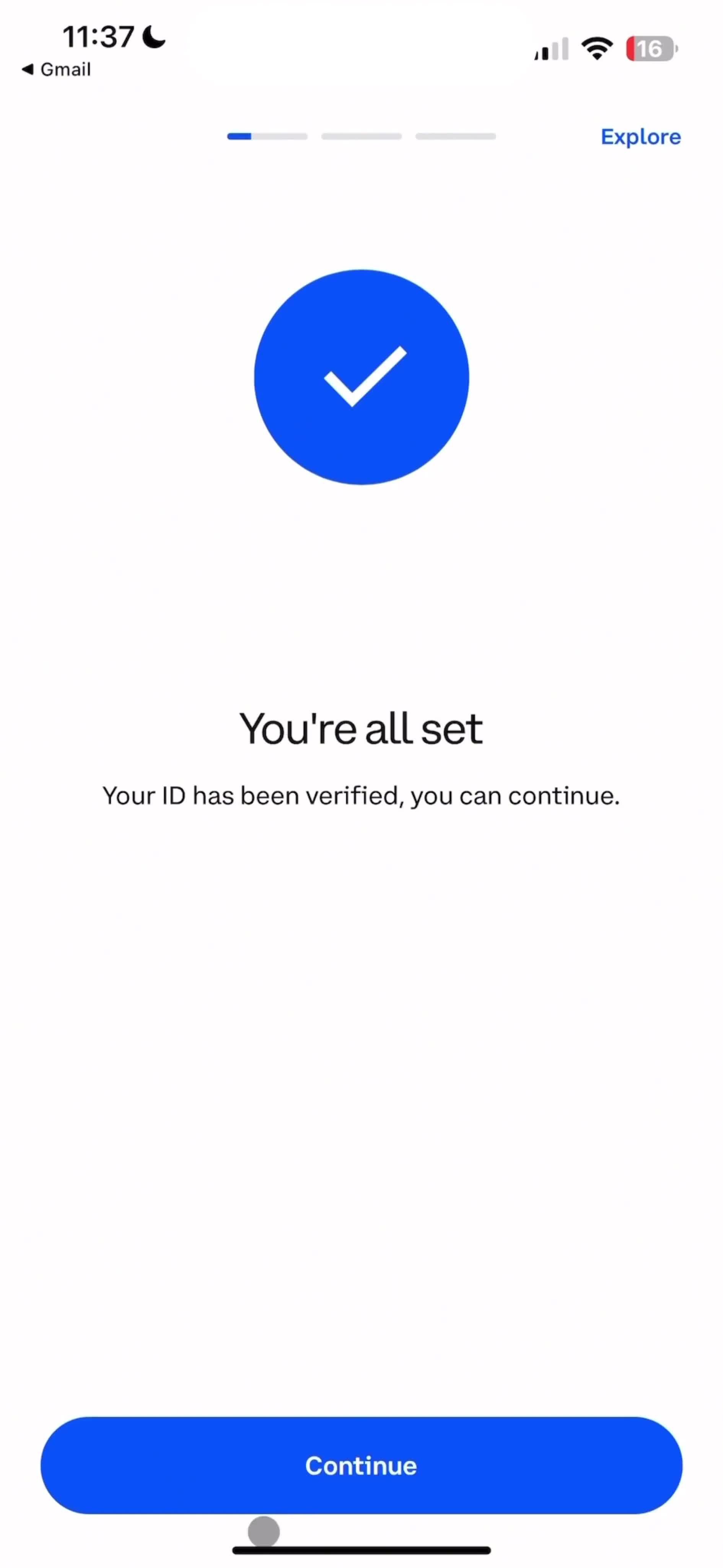 Onboarding screenshot