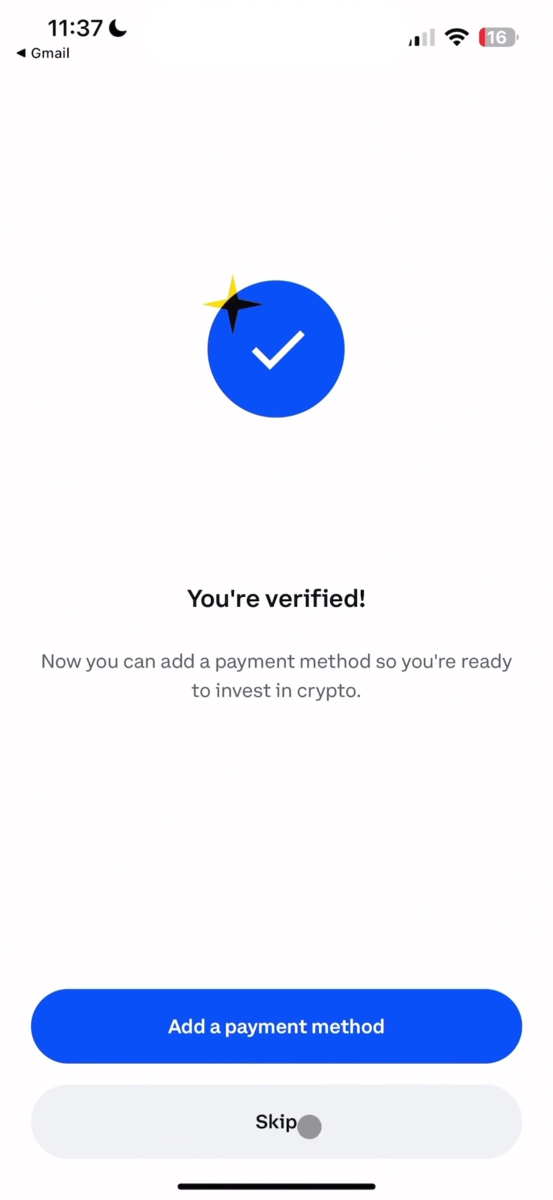 Onboarding screenshot