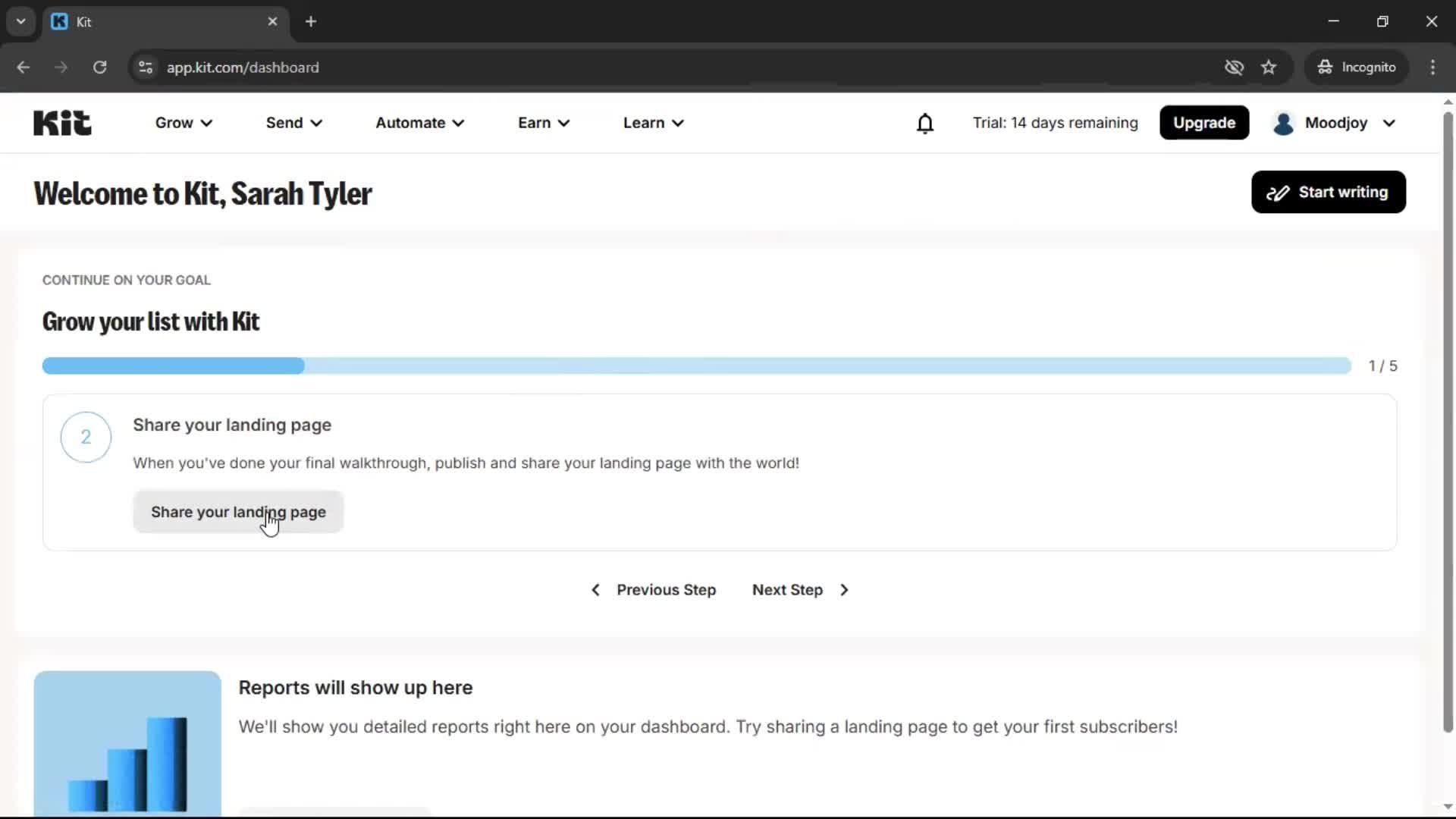 Onboarding screenshot