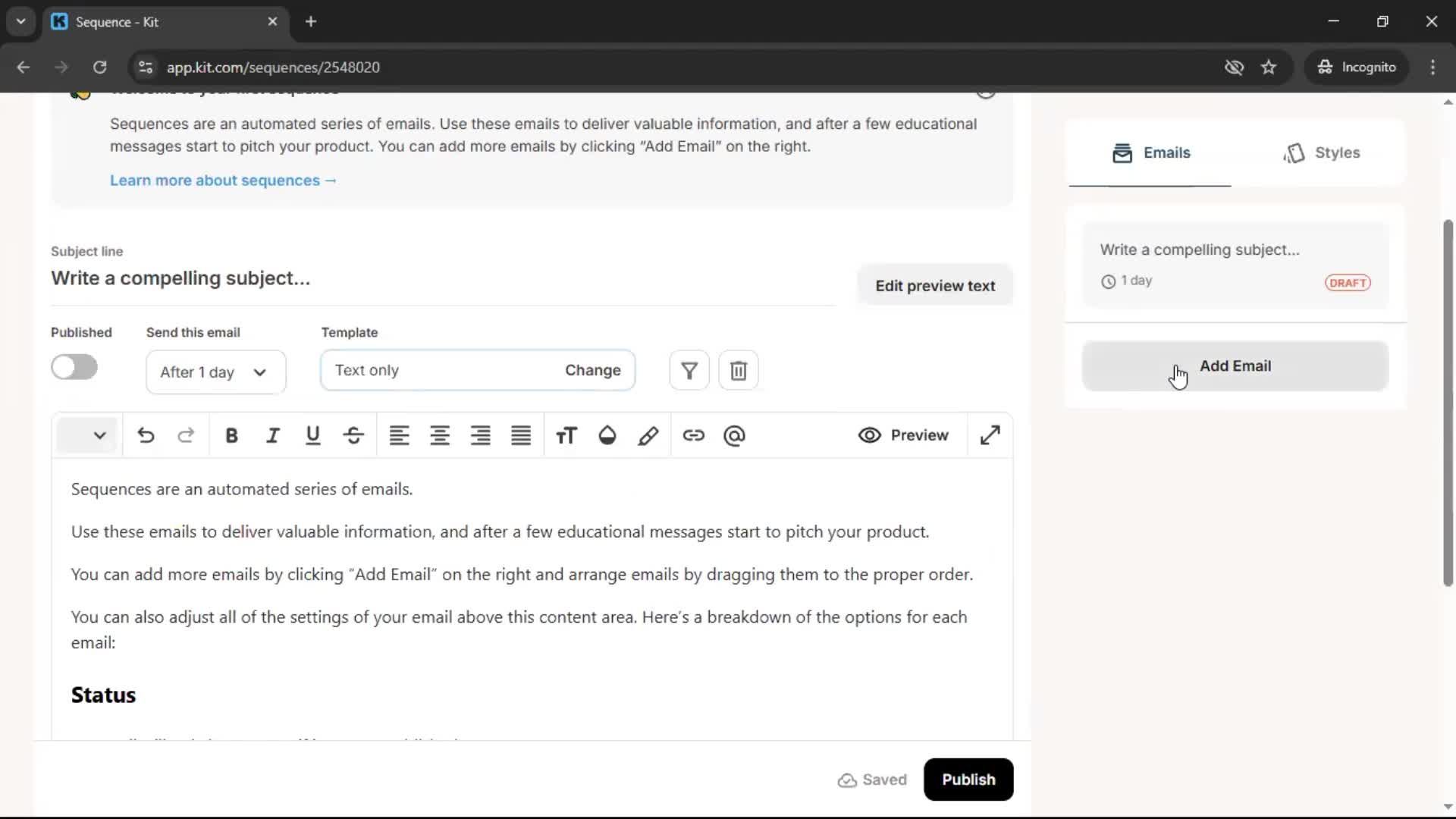 Onboarding screenshot