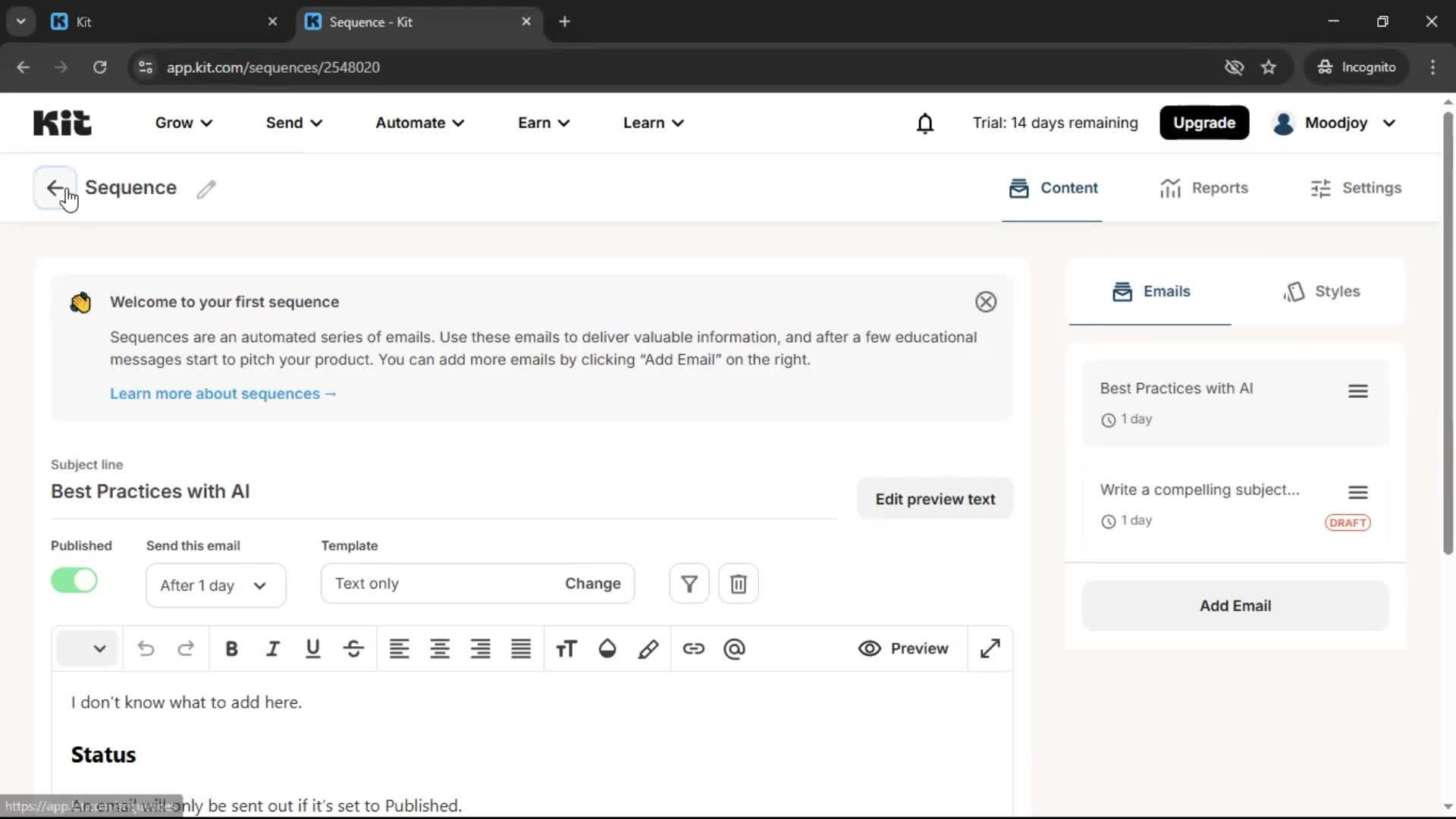 Onboarding screenshot