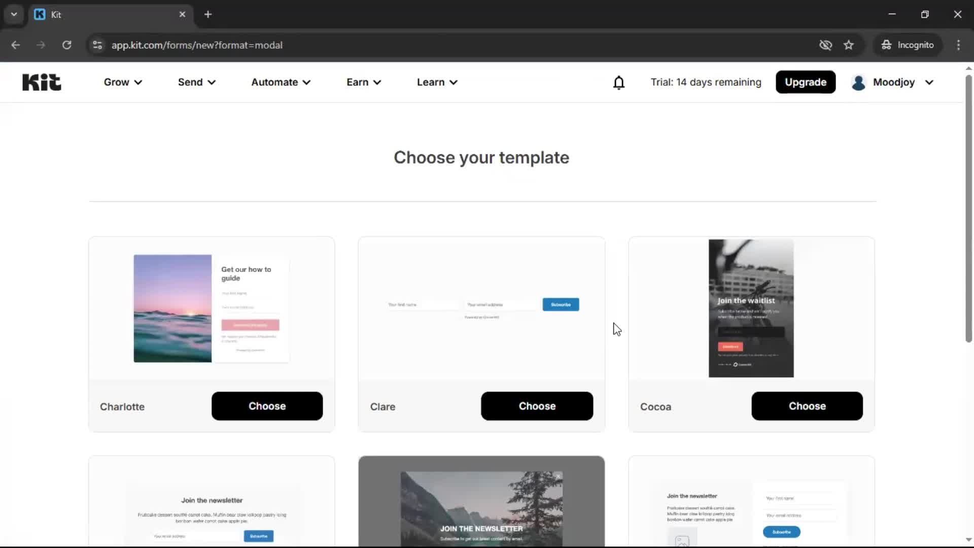 Onboarding screenshot