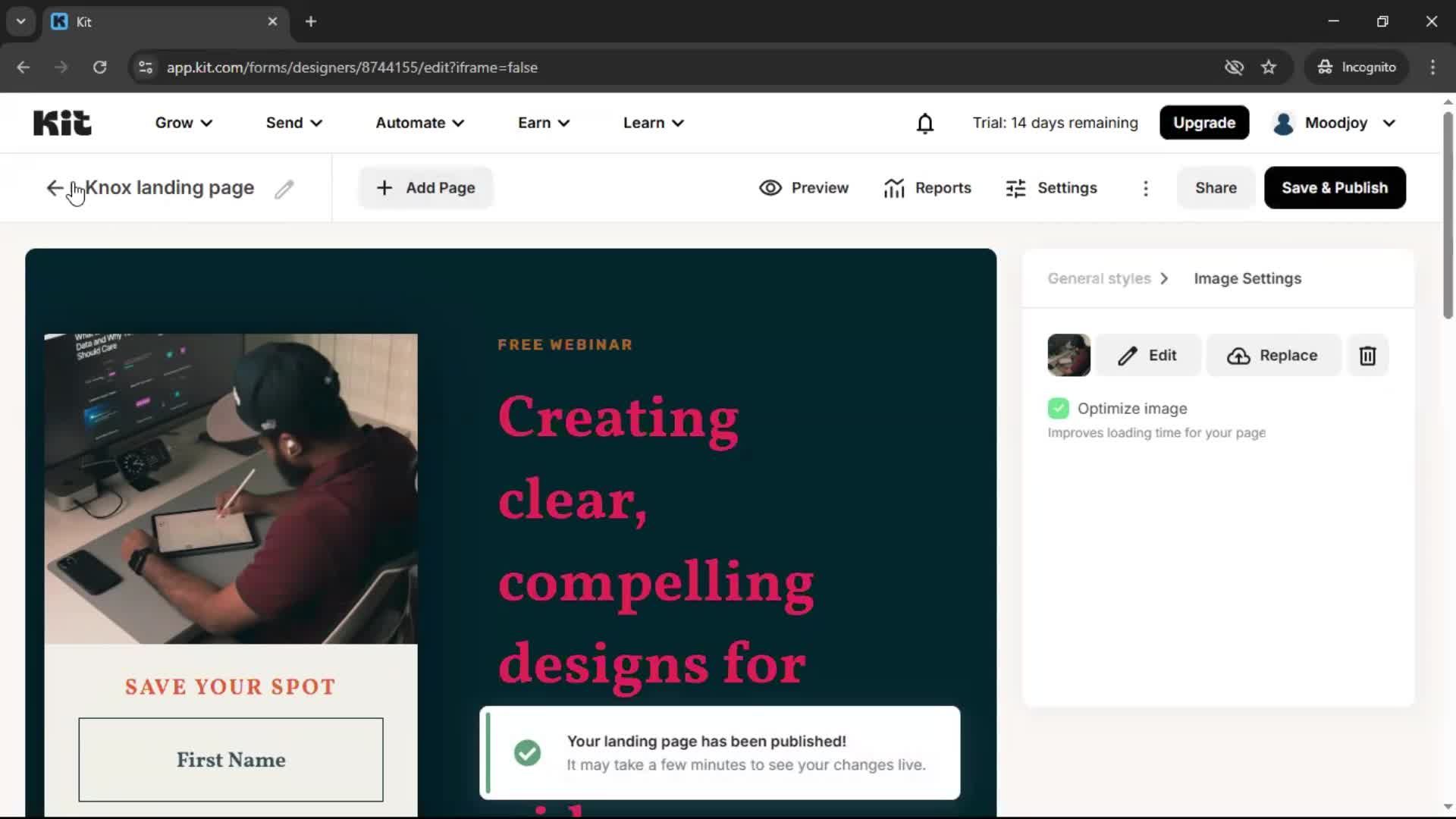 Onboarding screenshot