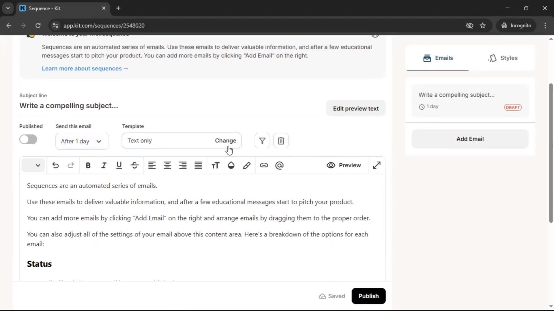 Onboarding screenshot