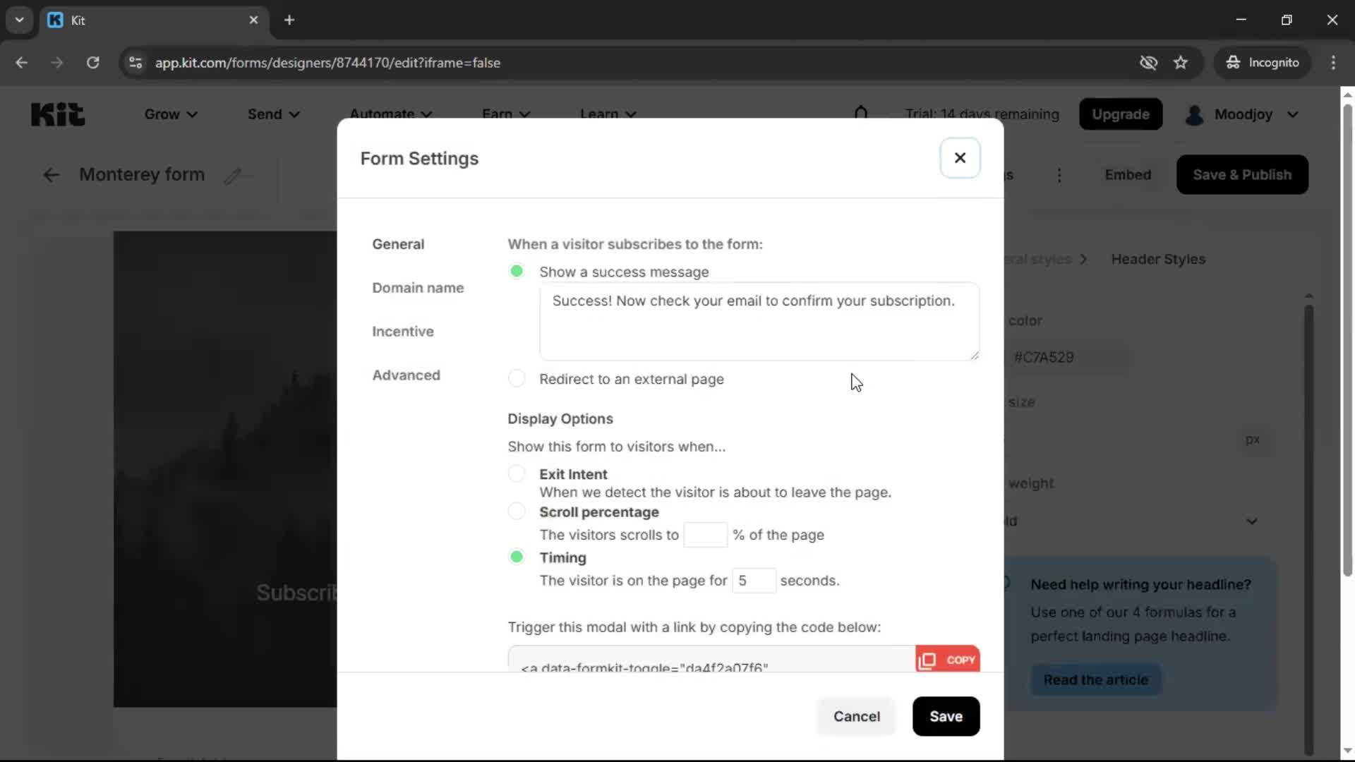 Onboarding screenshot