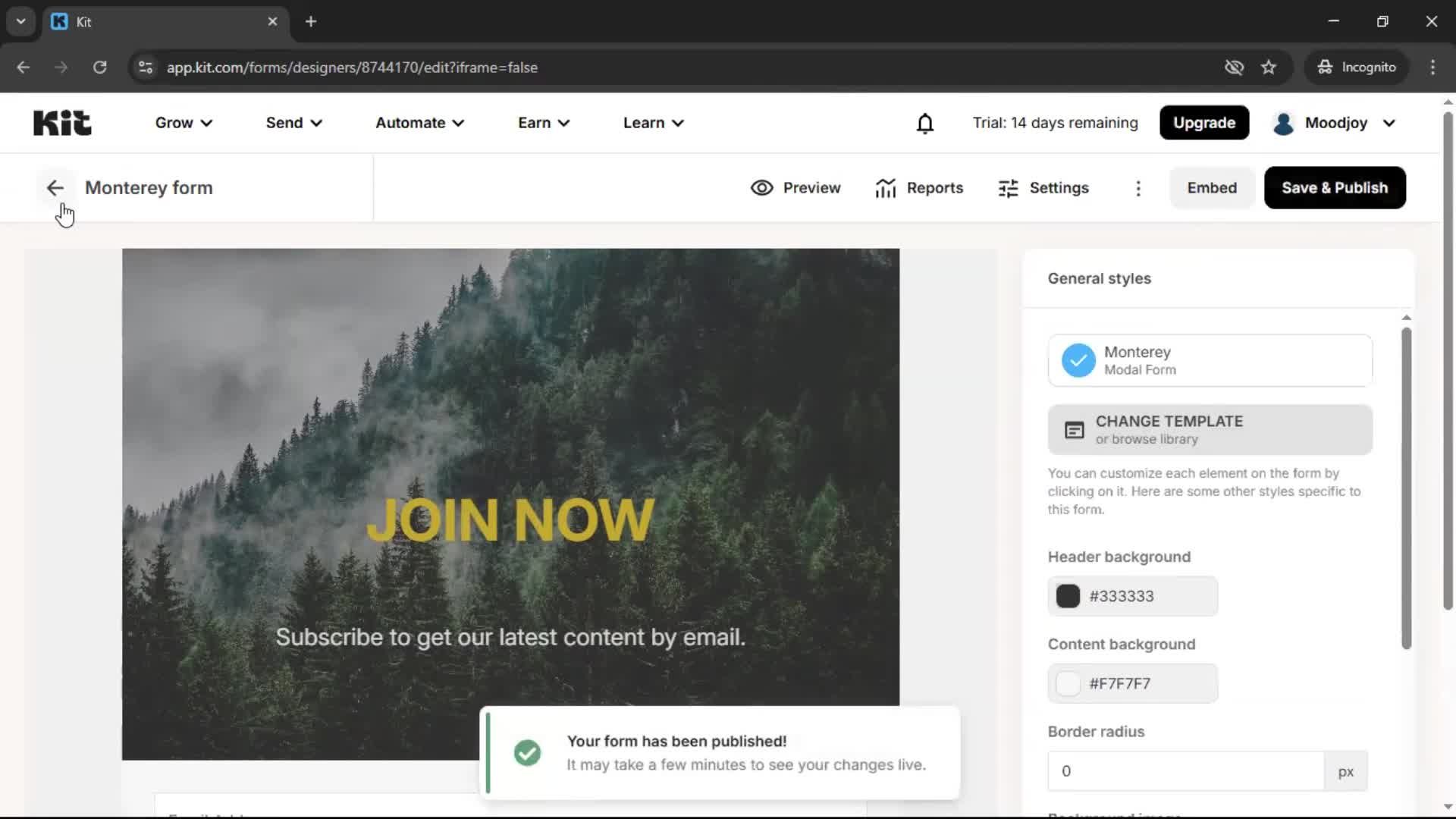 Onboarding screenshot