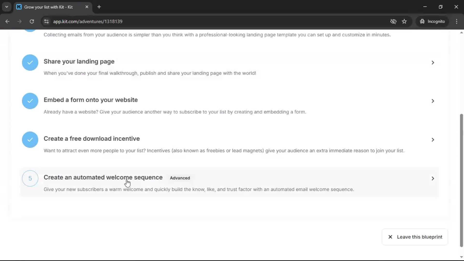 Onboarding screenshot