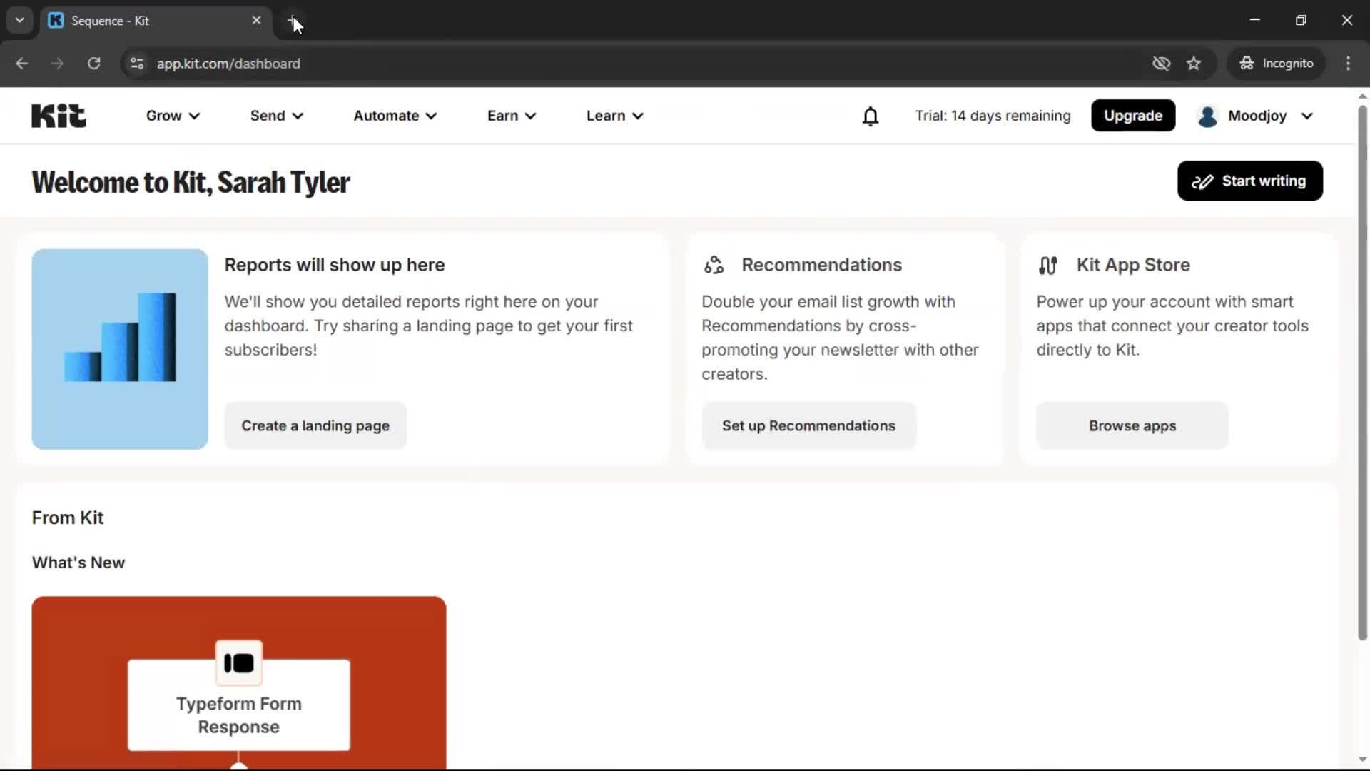Onboarding screenshot
