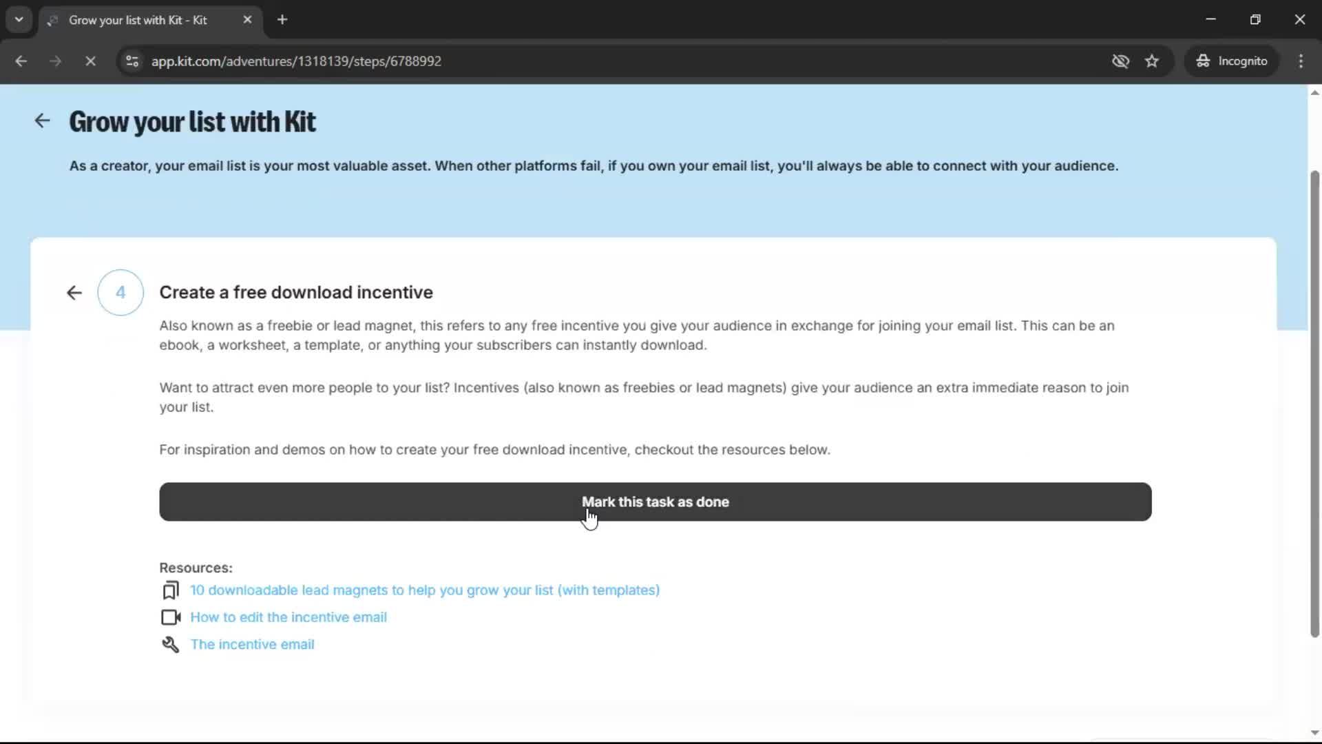 Onboarding screenshot