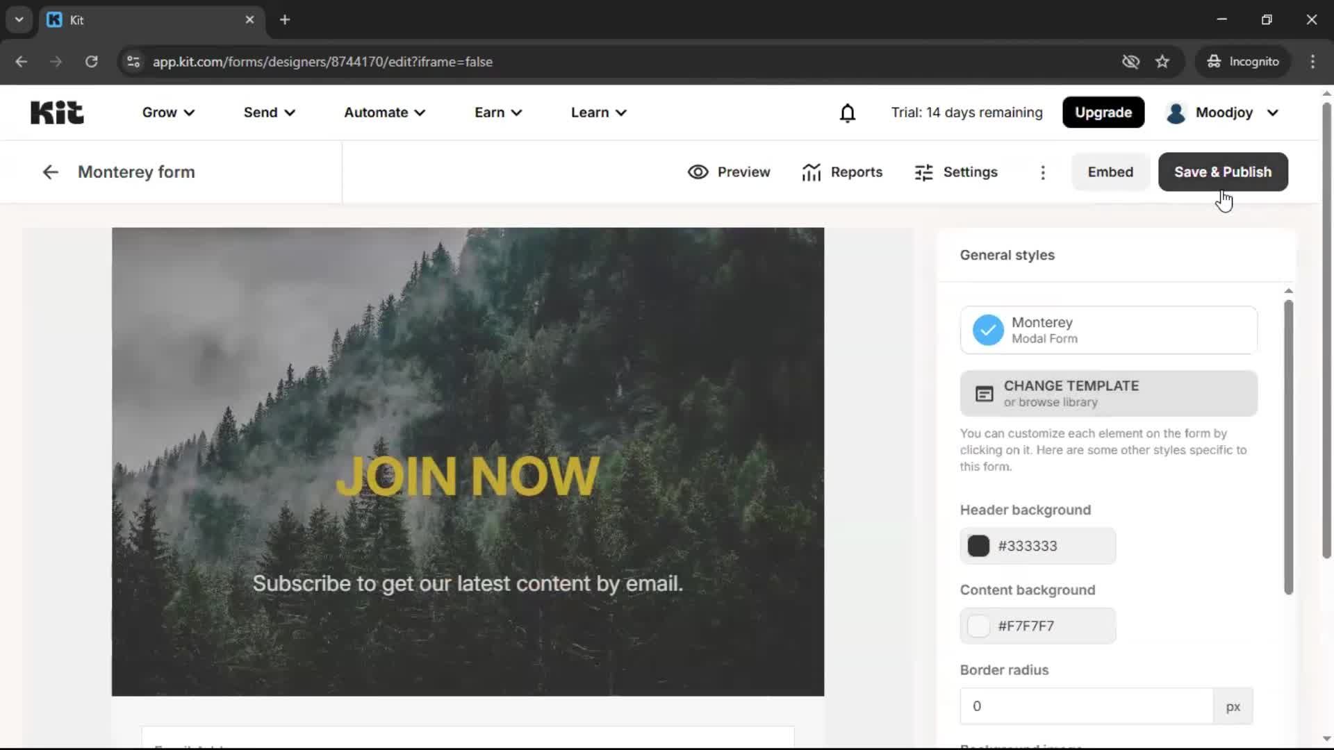 Onboarding screenshot