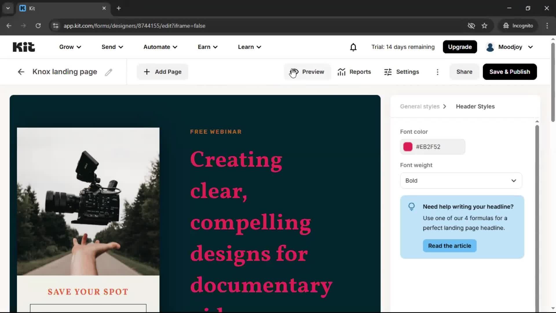 Onboarding screenshot